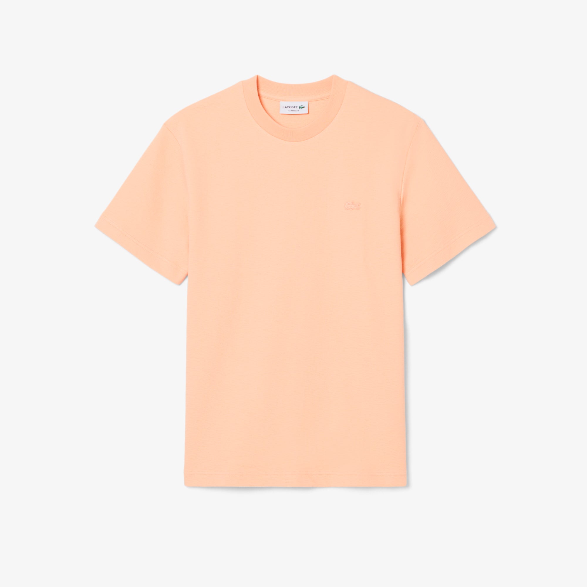 LACOSTE Textured Jersey T-shirt