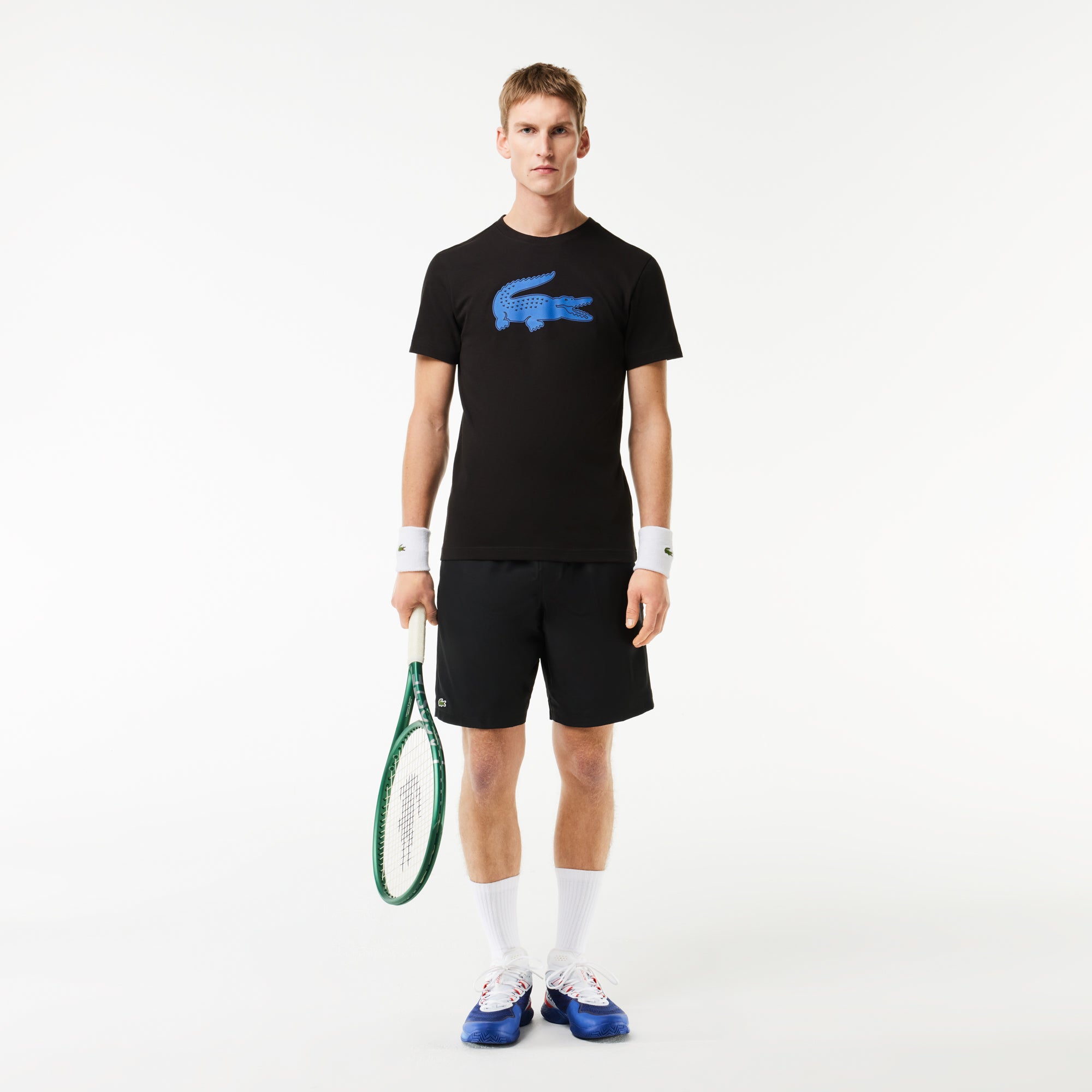 Lacoste Men’s SPORT 3D Print Crocodile Breathable Jersey T-Shirt