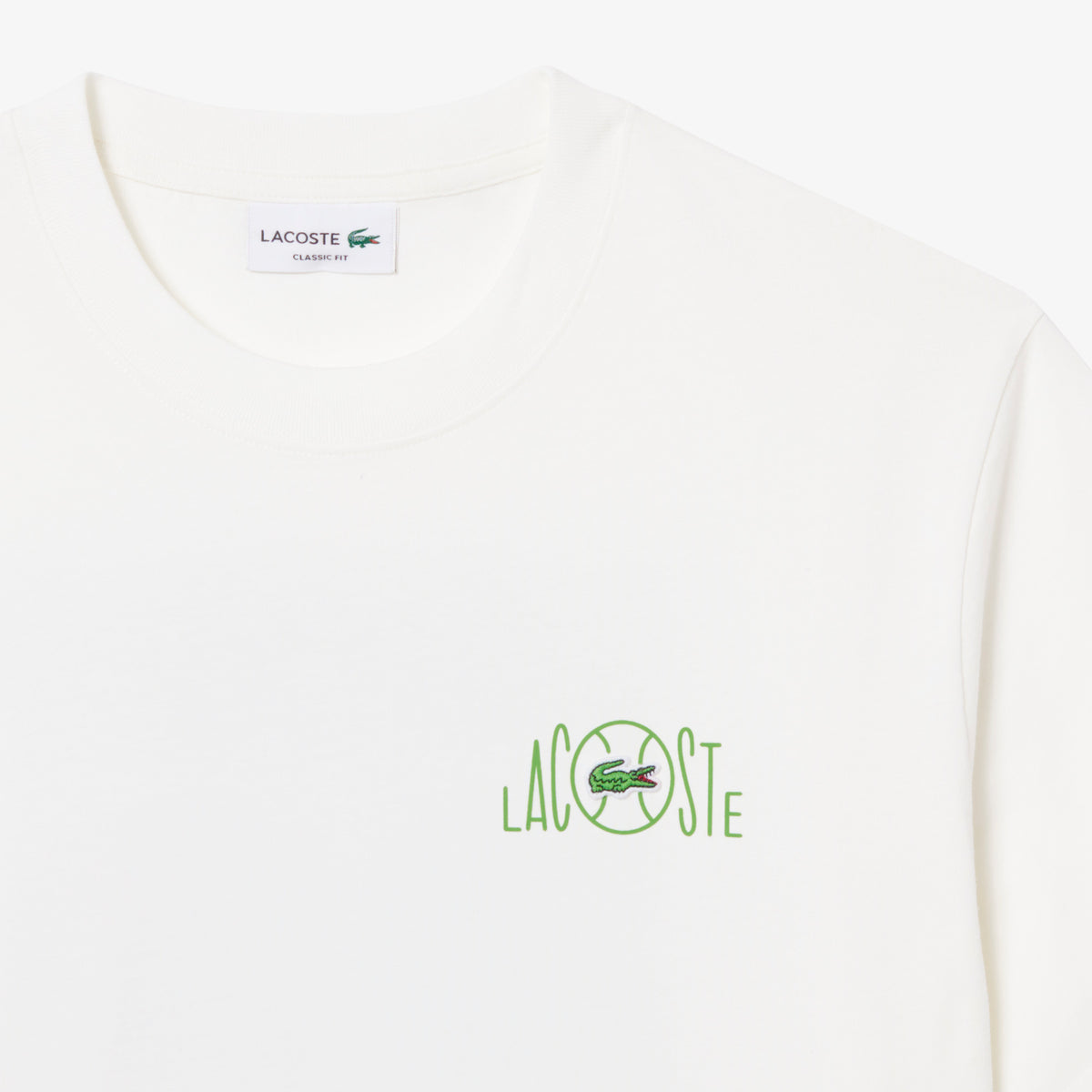 LACOSTE Printed Cotton T-Shirt Men