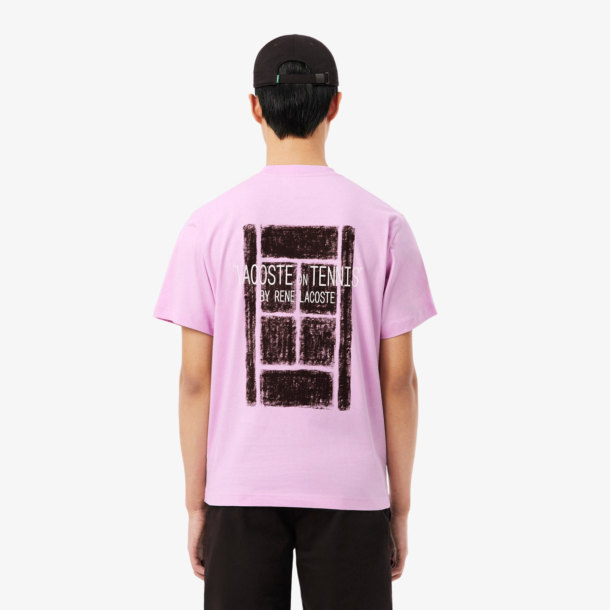LACOSTE Printed Cotton T-Shirt Men
