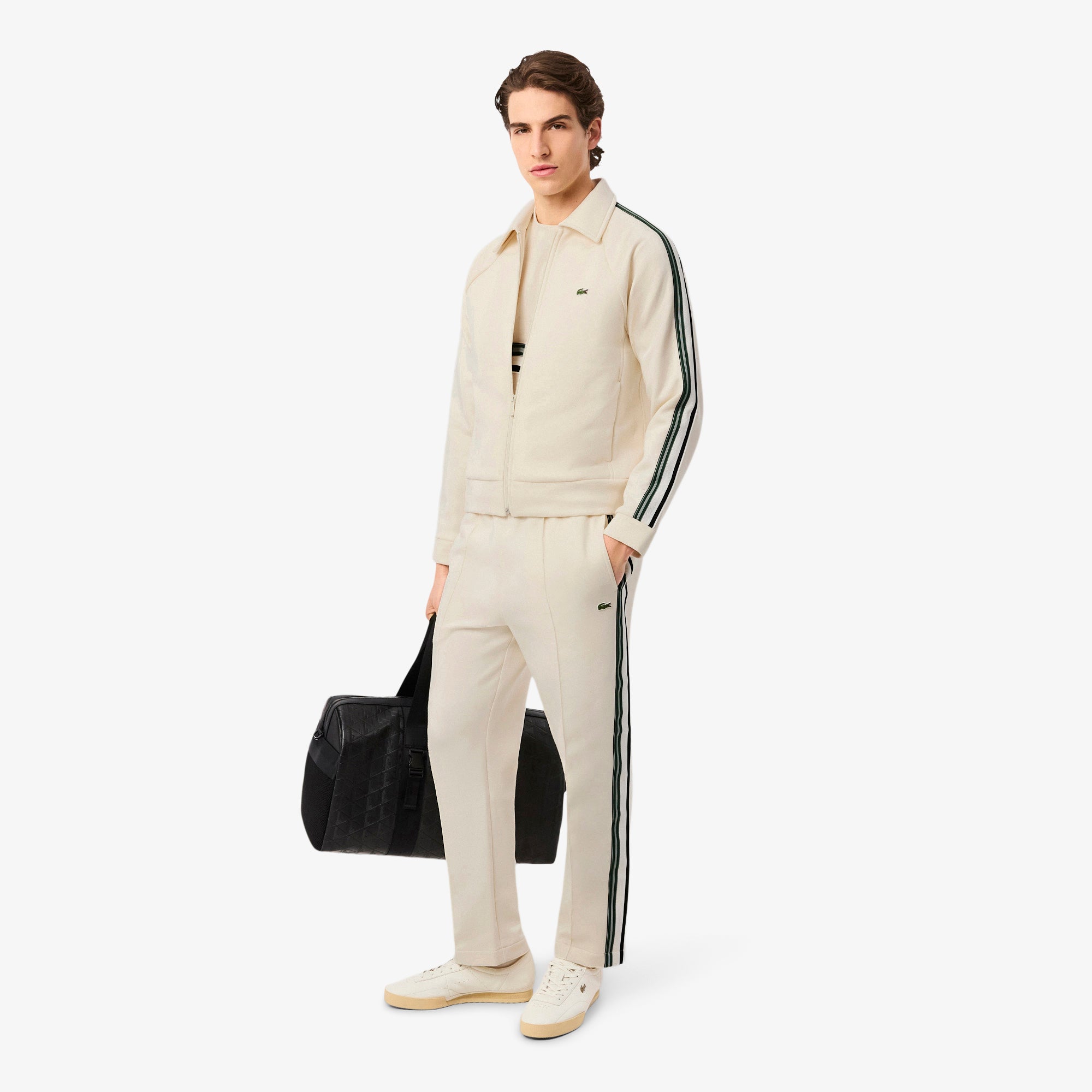 Lacoste French Made Striped Band T-shirt