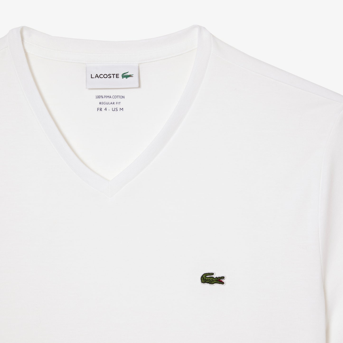 Lacoste Men's V-neck Pima Cotton Jersey T-shirt