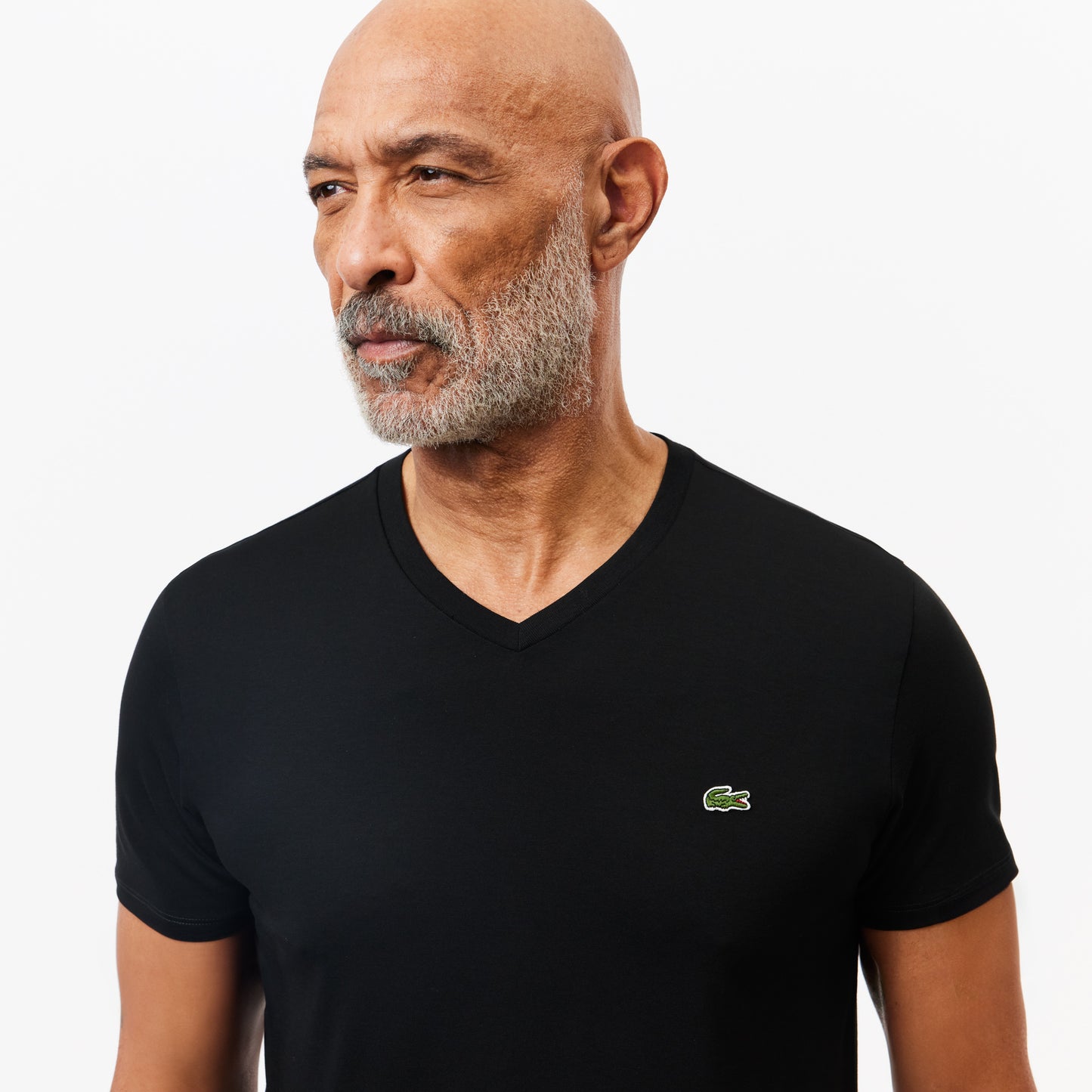Lacoste Men's V-neck Pima Cotton Jersey T-shirt
