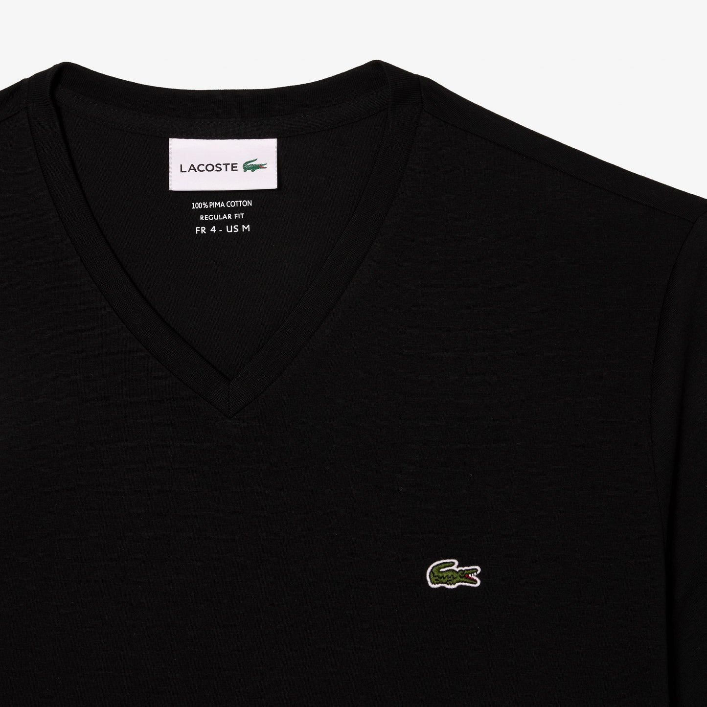 Lacoste Men's V-neck Pima Cotton Jersey T-shirt