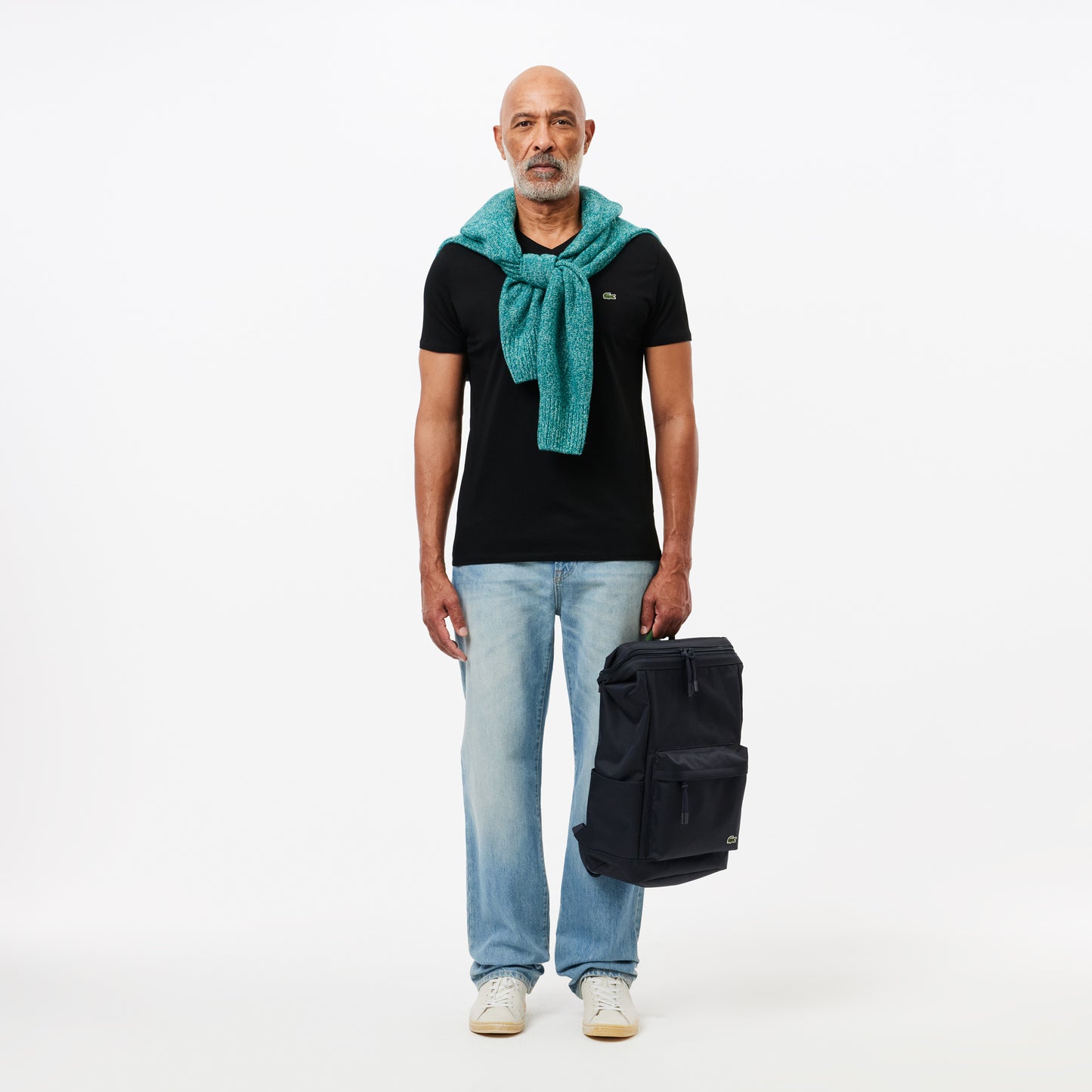 Lacoste Men's V-neck Pima Cotton Jersey T-shirt