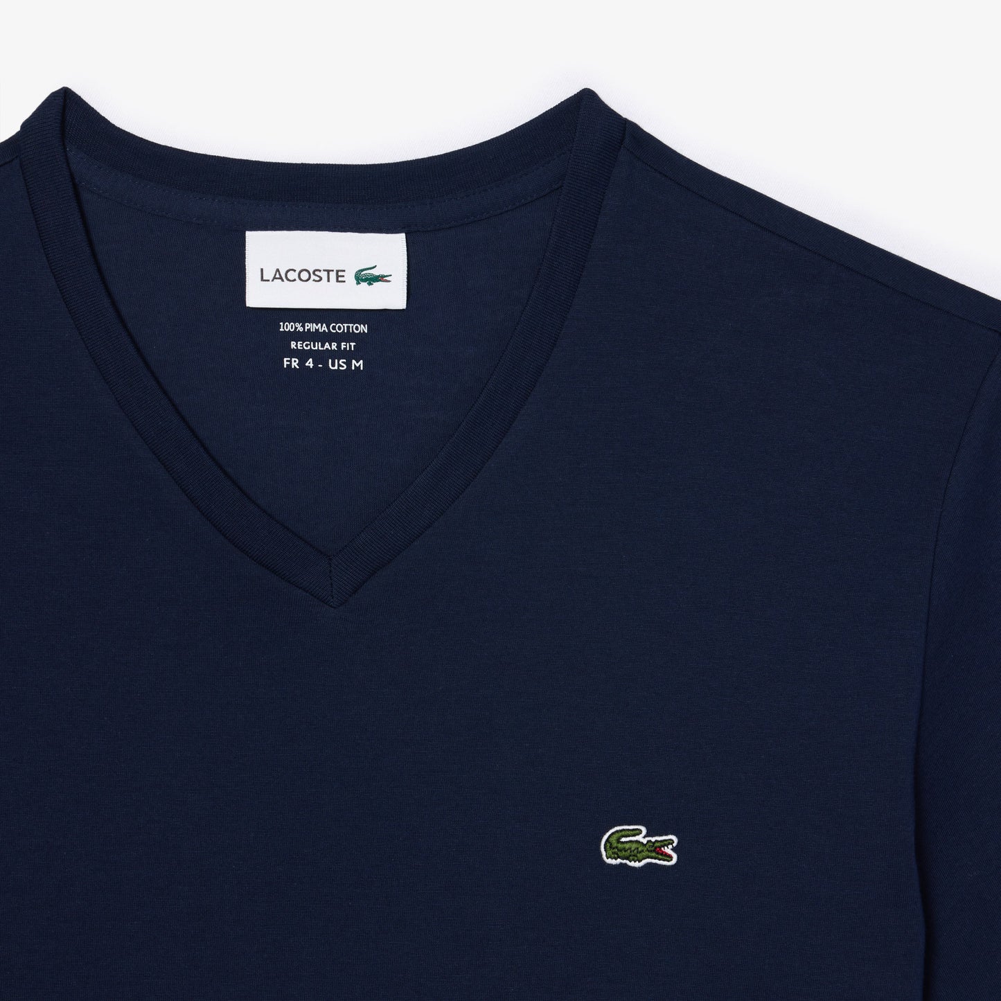 Lacoste Men's V-neck Pima Cotton Jersey T-shirt