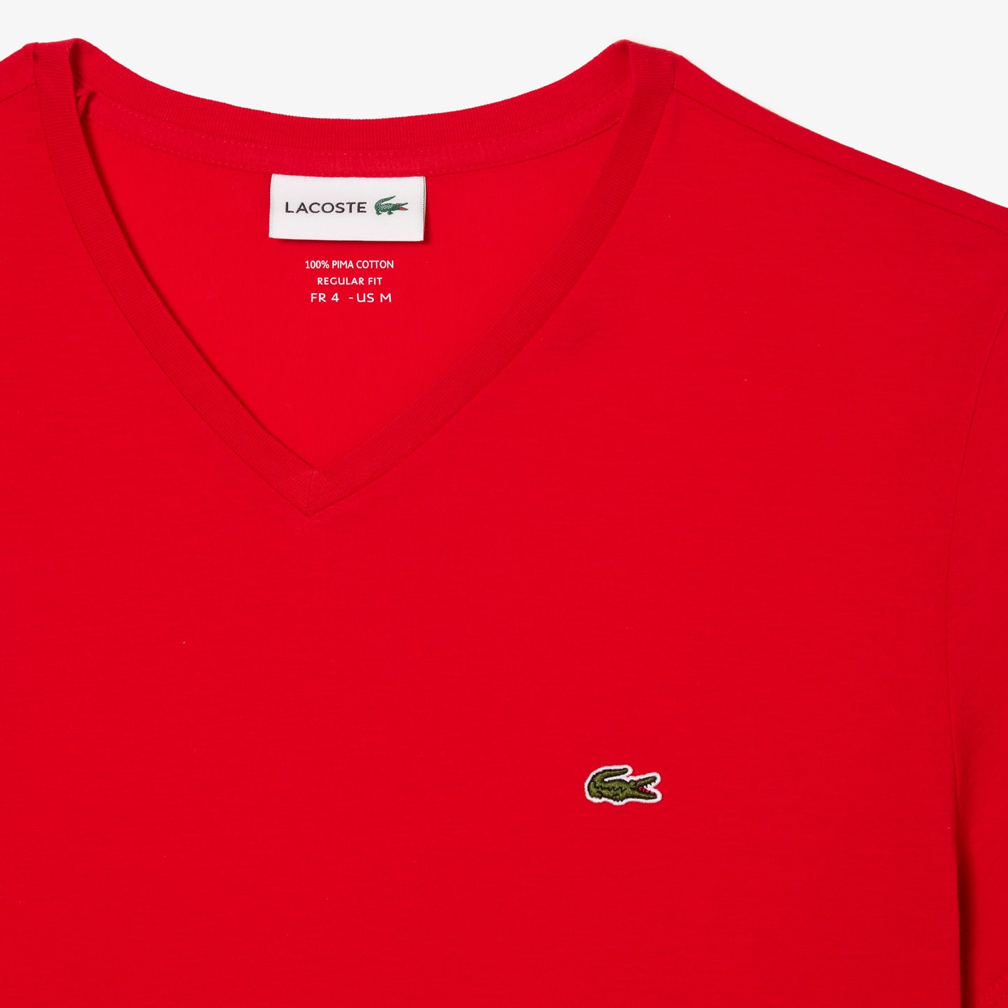 Lacoste Men's V-neck Pima Cotton Jersey T-shirt