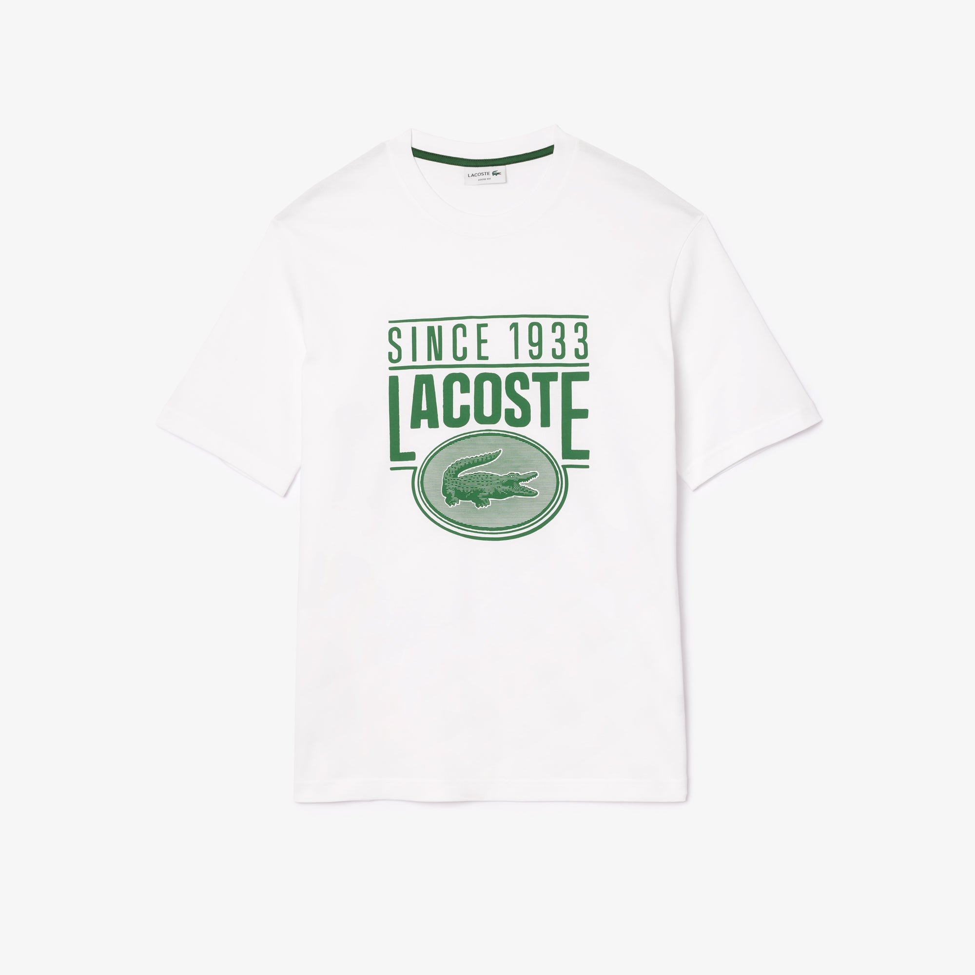 Lacoste Loose Fit Heavy Cotton Printed T-shirt
