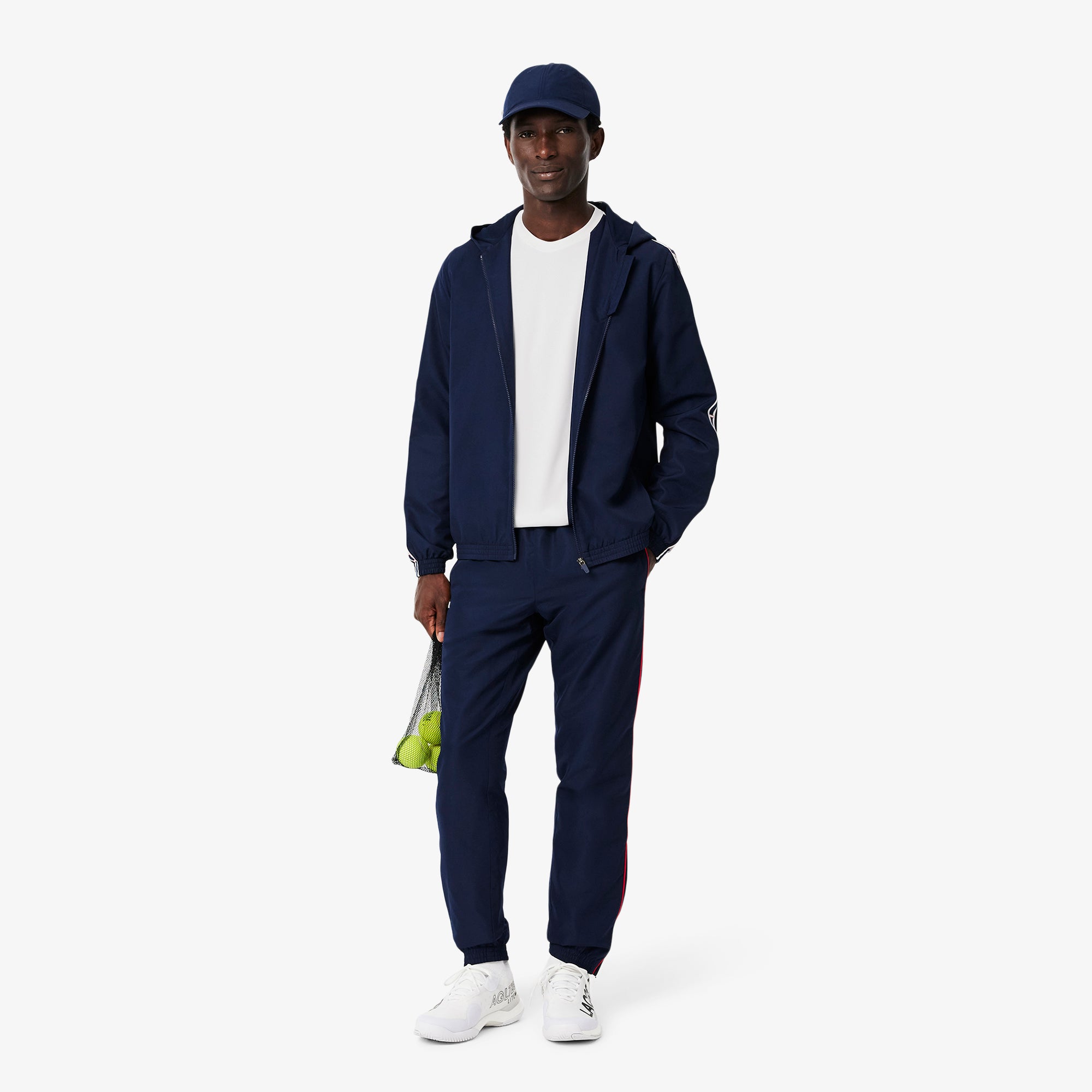 LACOSTE Ultra Dry Print Branding Tennis T-shirt