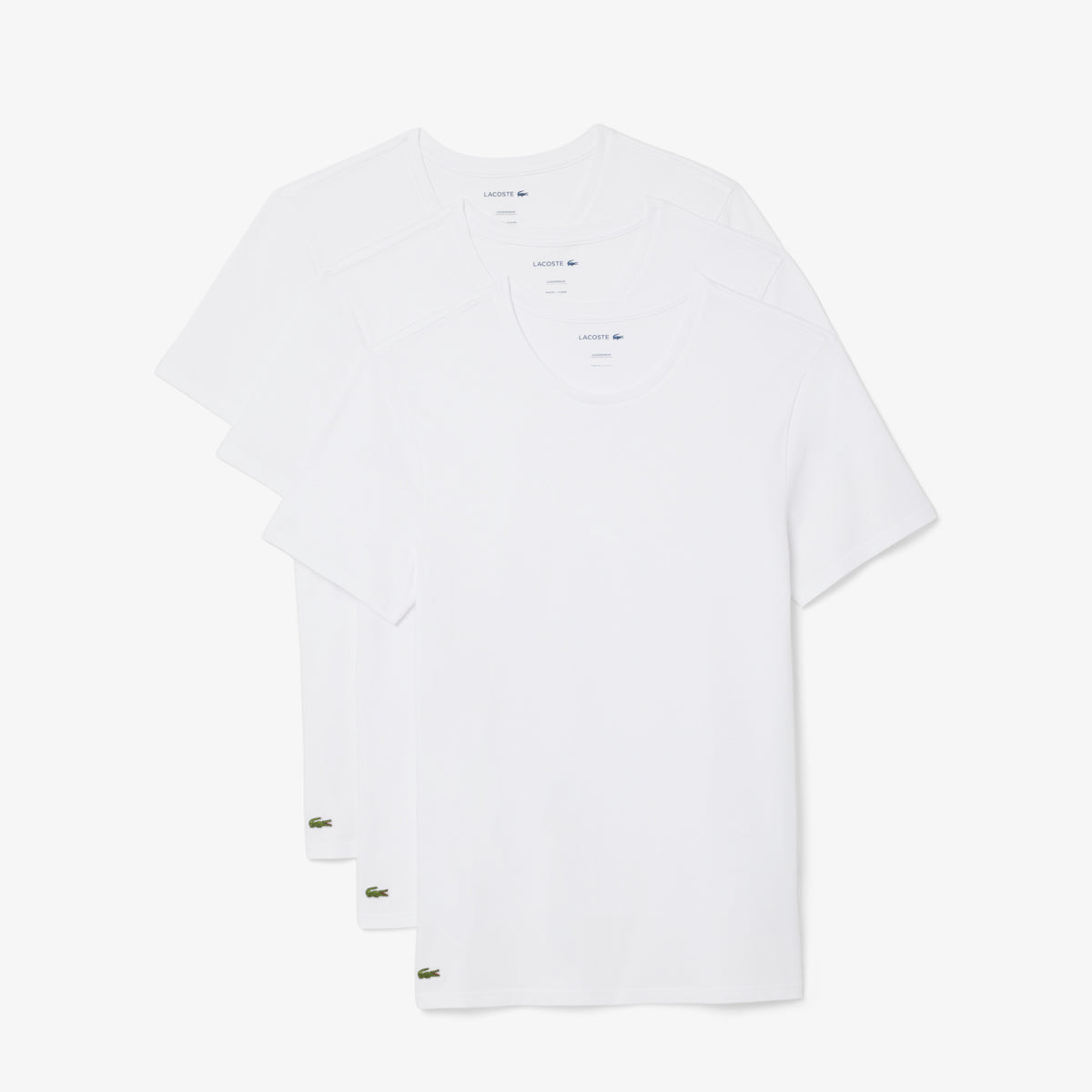 LAACOSTE Men's 3-Pack Slim Fit Undershirts