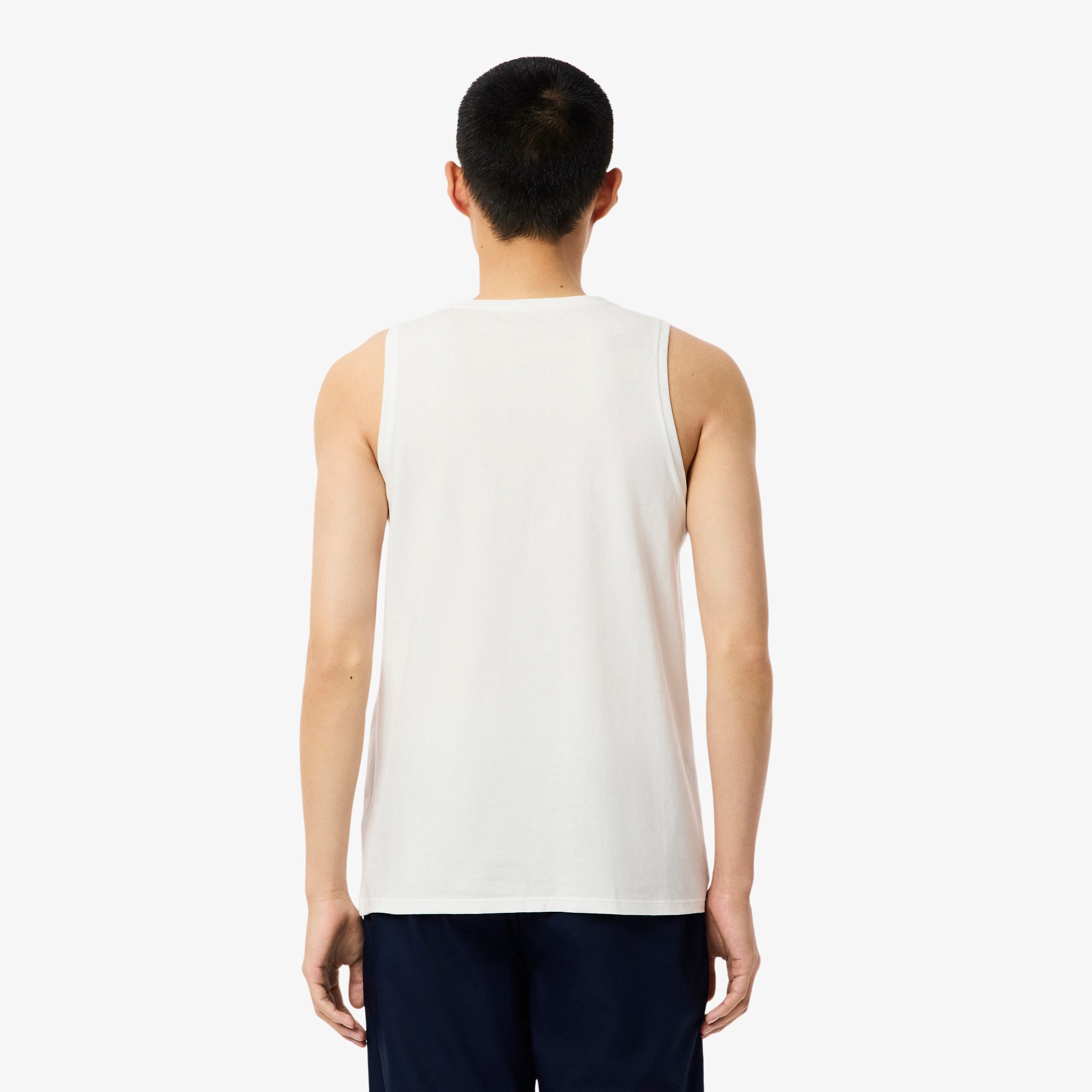 LACOSTE Men's 3-Pack Cotton Undershirts