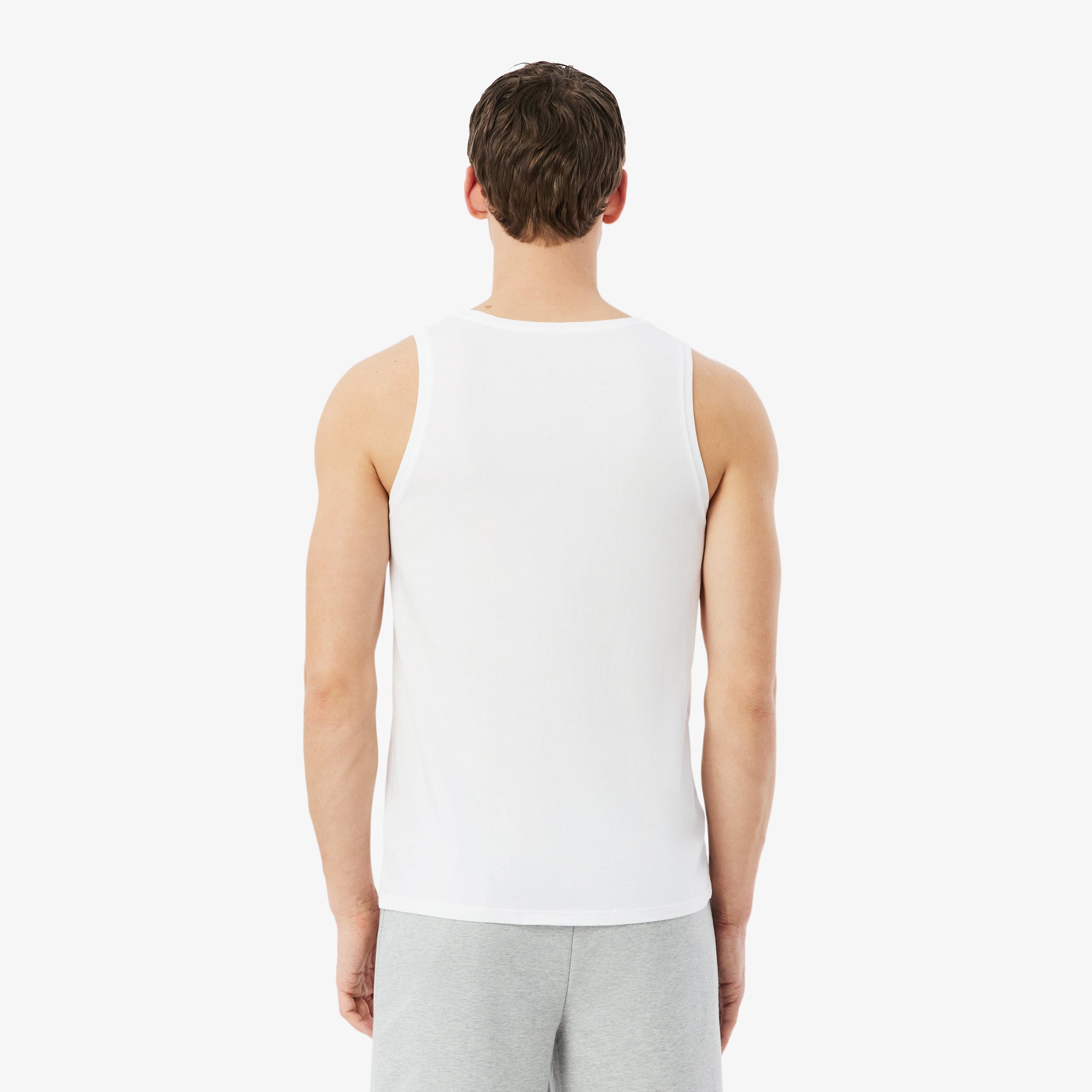 LACOSTE Men's 3-Pack Cotton Undershirts