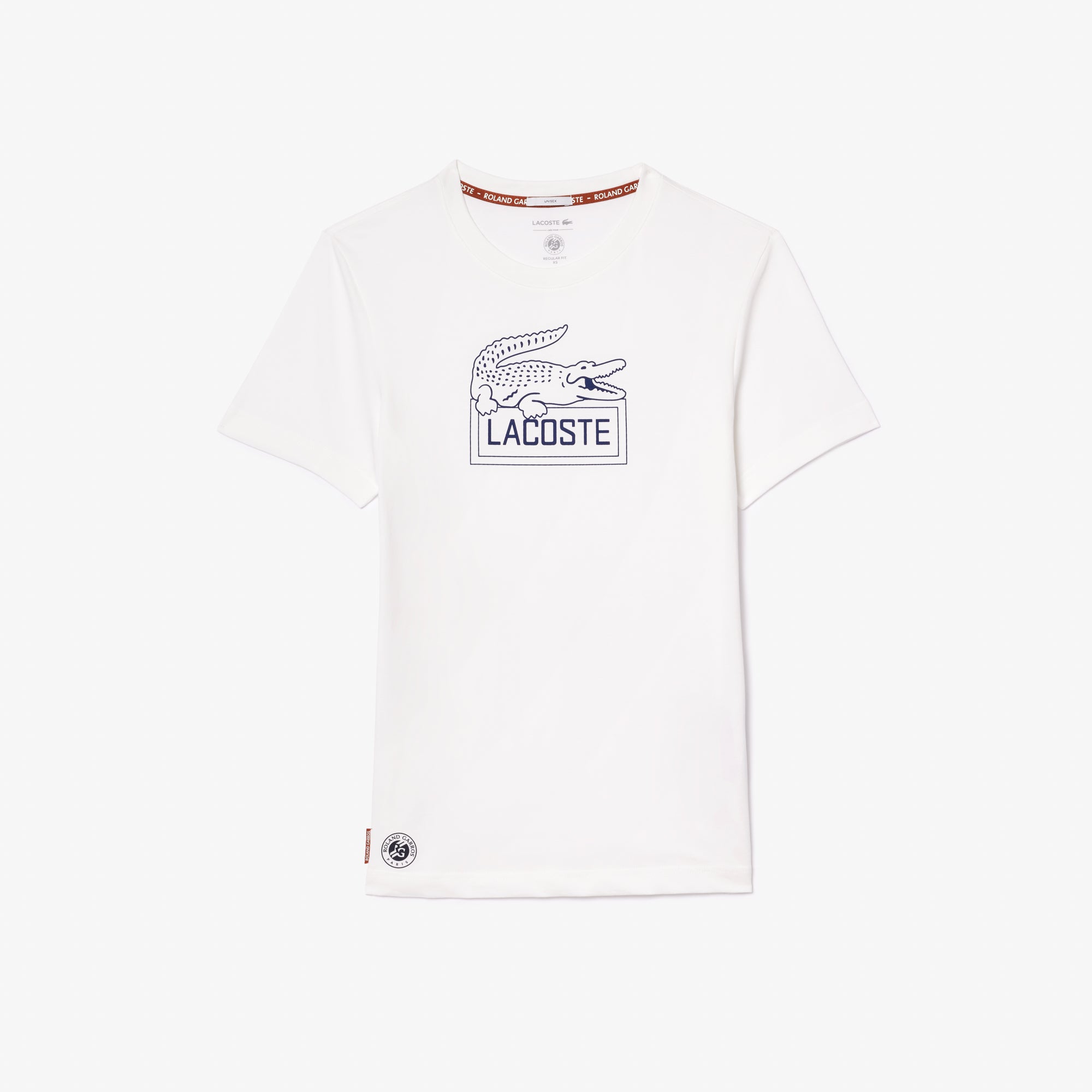 Lacoste Unisex Roland-Garros Edition Ultra Dry Tennis T-Shirt