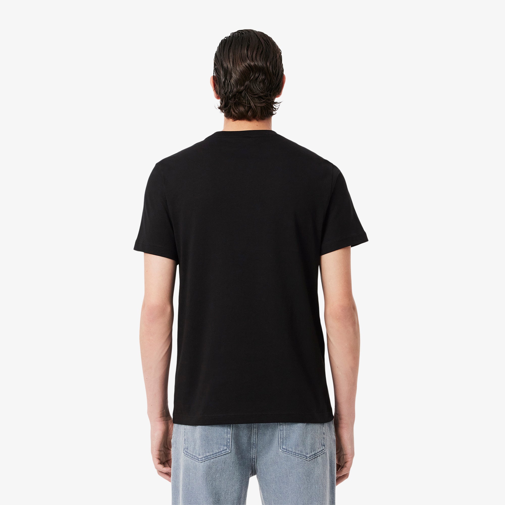Lacoste Trim Cotton Jersey T-shirt