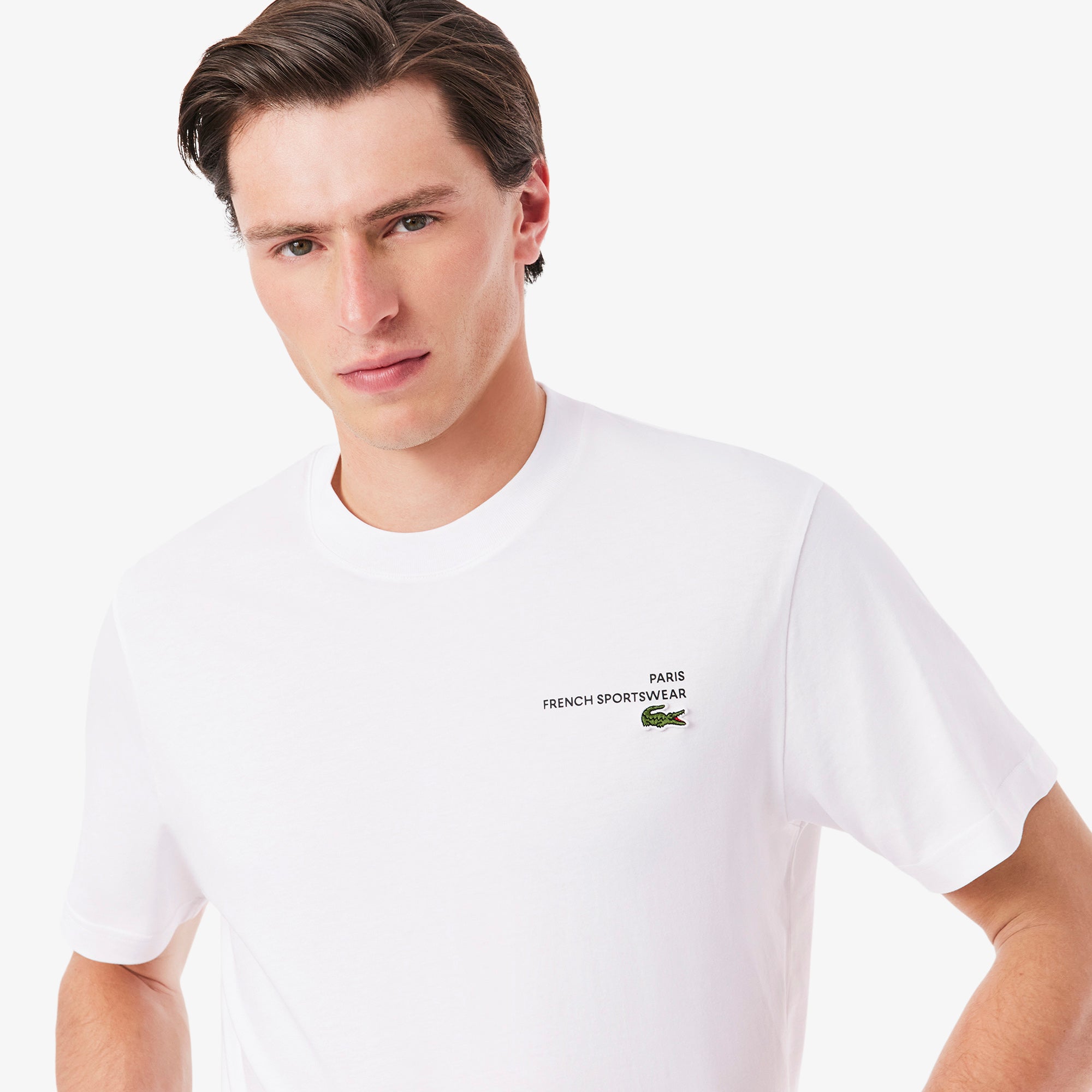 LACOSTE Print Motif Jersey T-shirt