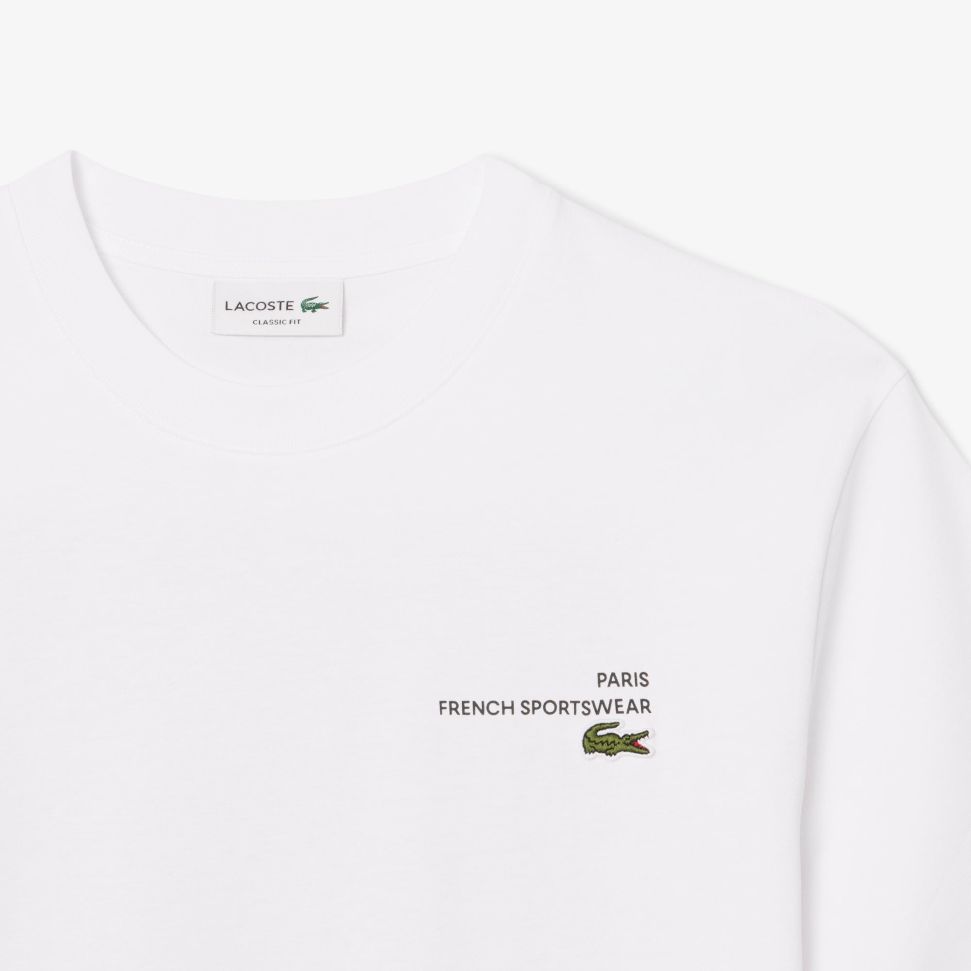 LACOSTE Print Motif Jersey T-shirt