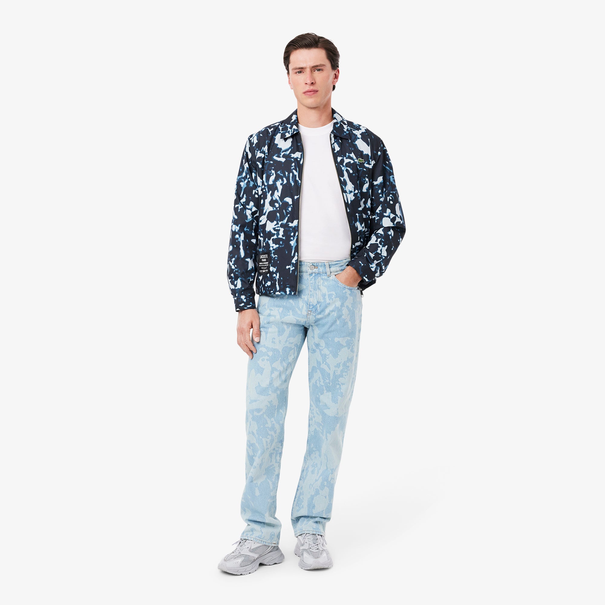 LACOSTE Print Motif Jersey T-shirt
