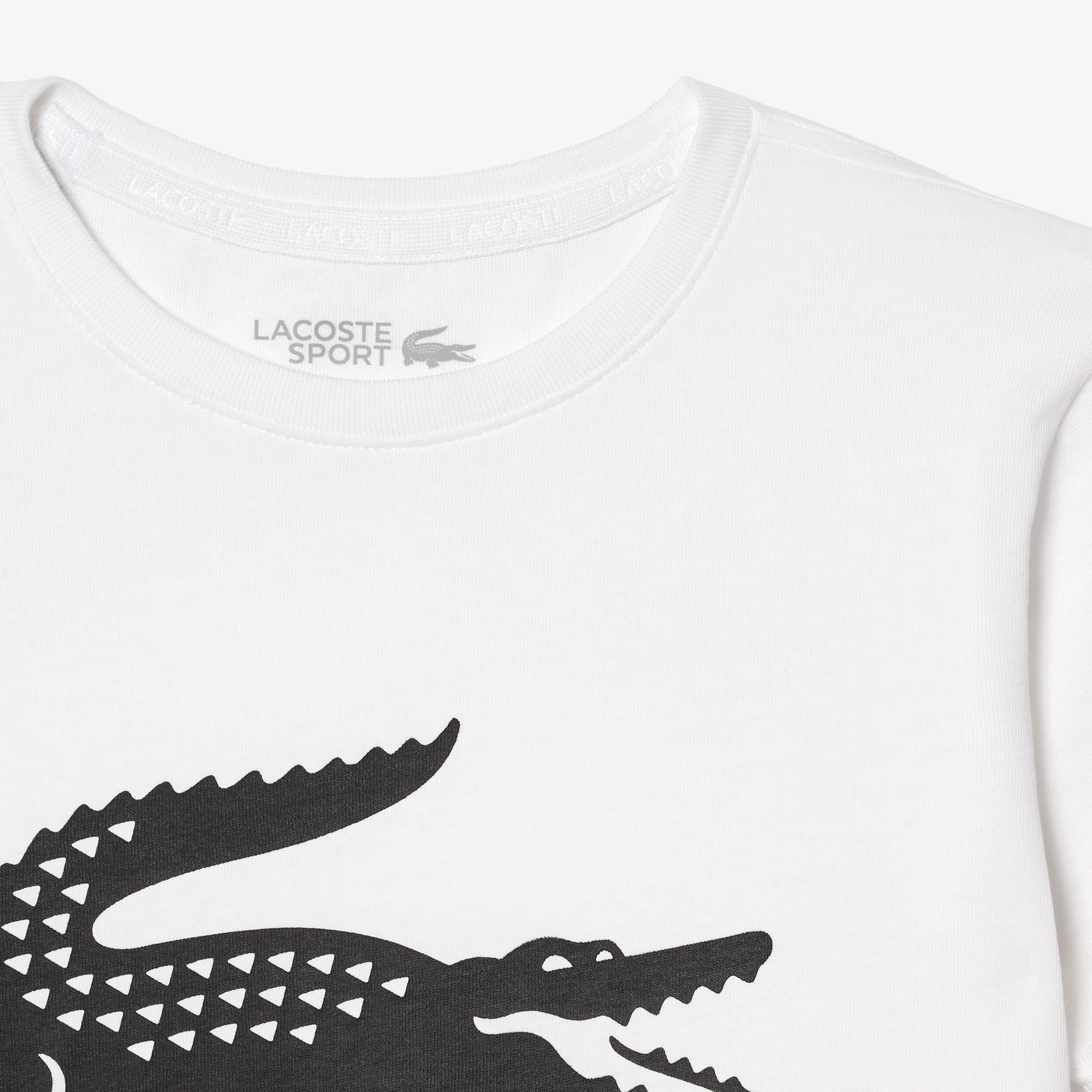 LACOSTE Kid's Oversized Xxl Logo Tennis T-shirt