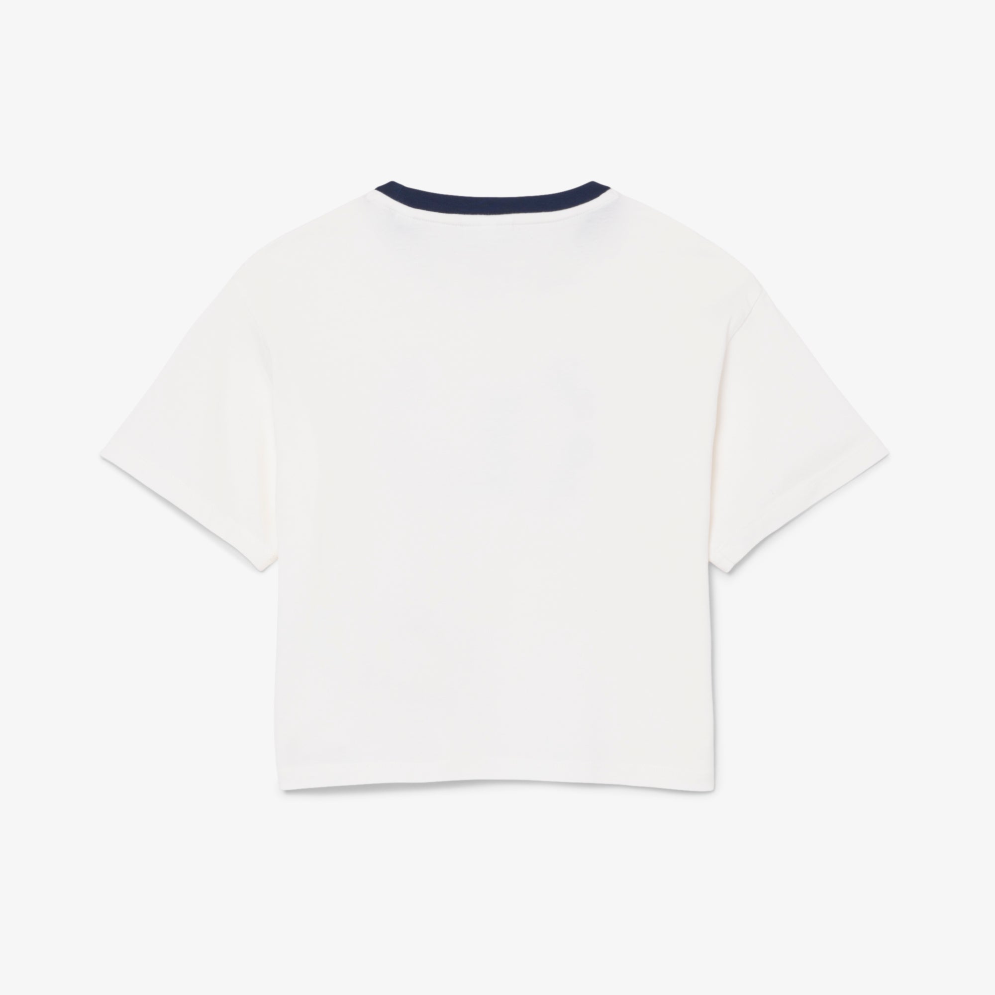 LACOSTE Contrast Badge Cotton T-Shirt