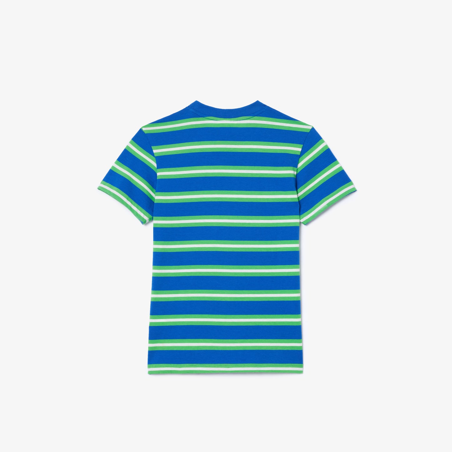 Lacoste Kid's Stripe Print Cotton Jersey T-shirt