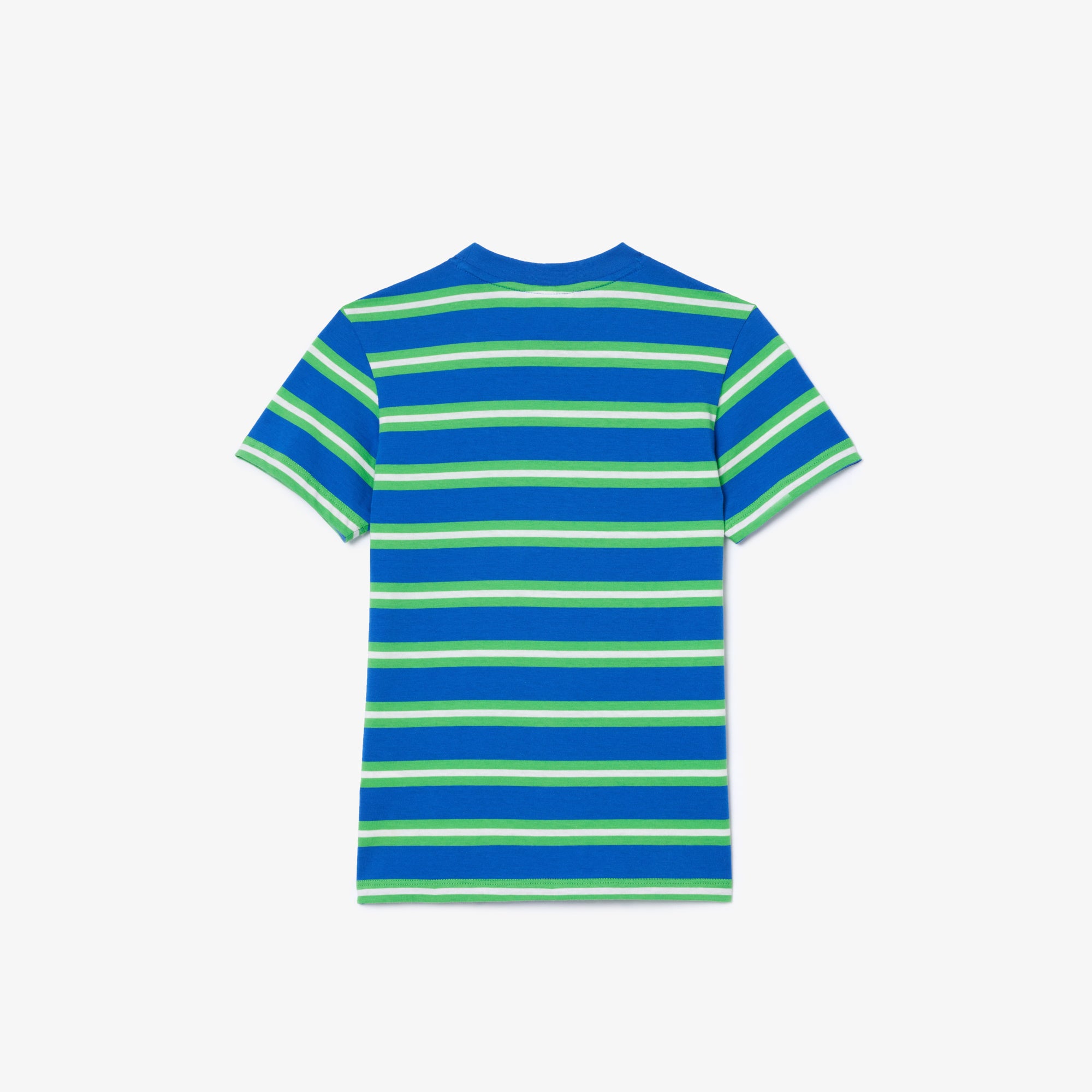 LACOSTE Kid's Stripe Print Cotton Jersey T-shirt