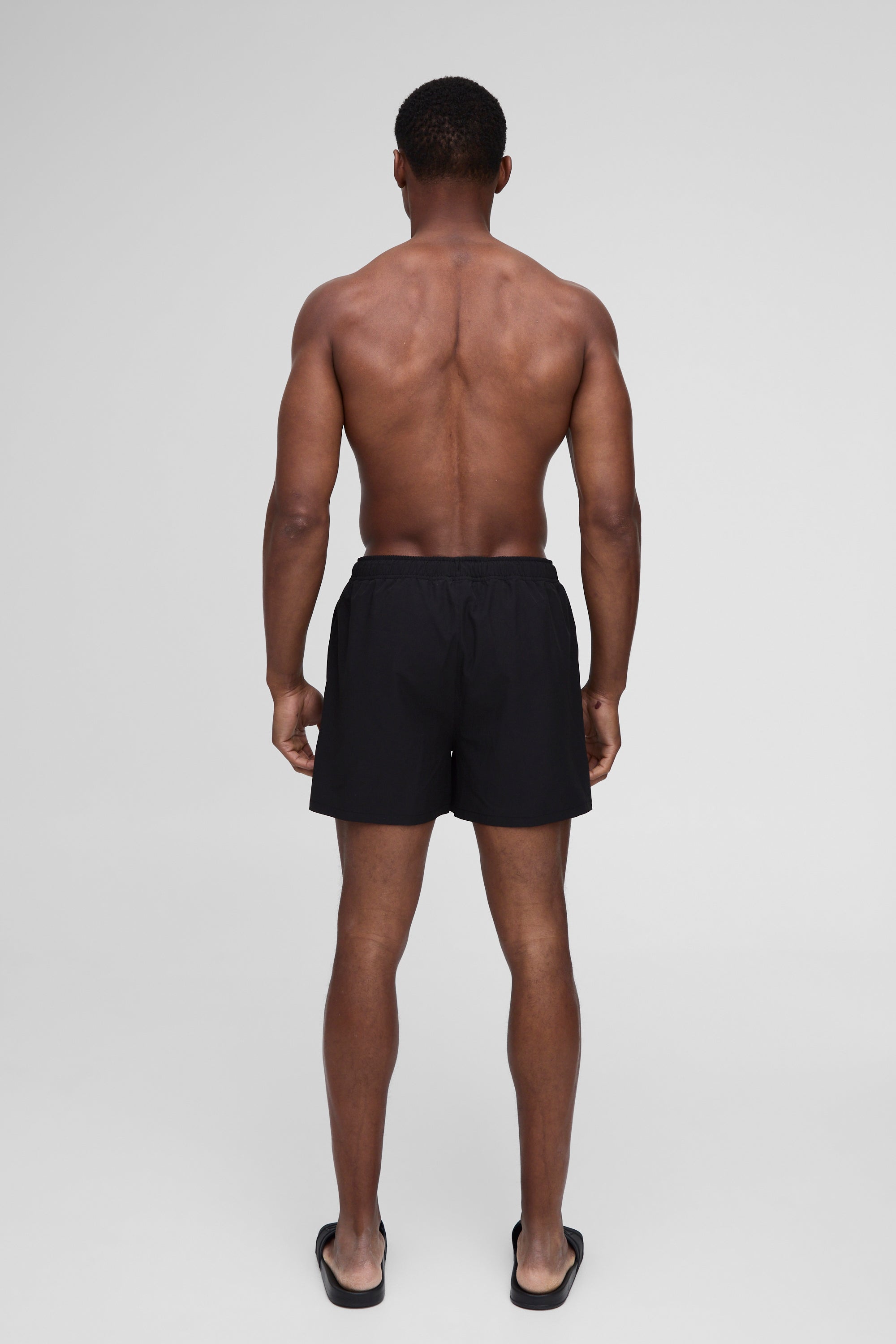 BOOHOOMAN Short Length Swim Short in Black