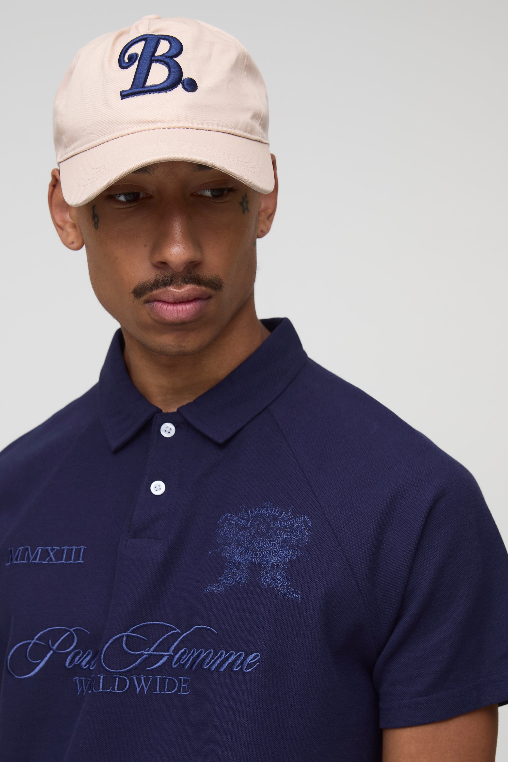 BOOHOOMAN B Embroidered Cap