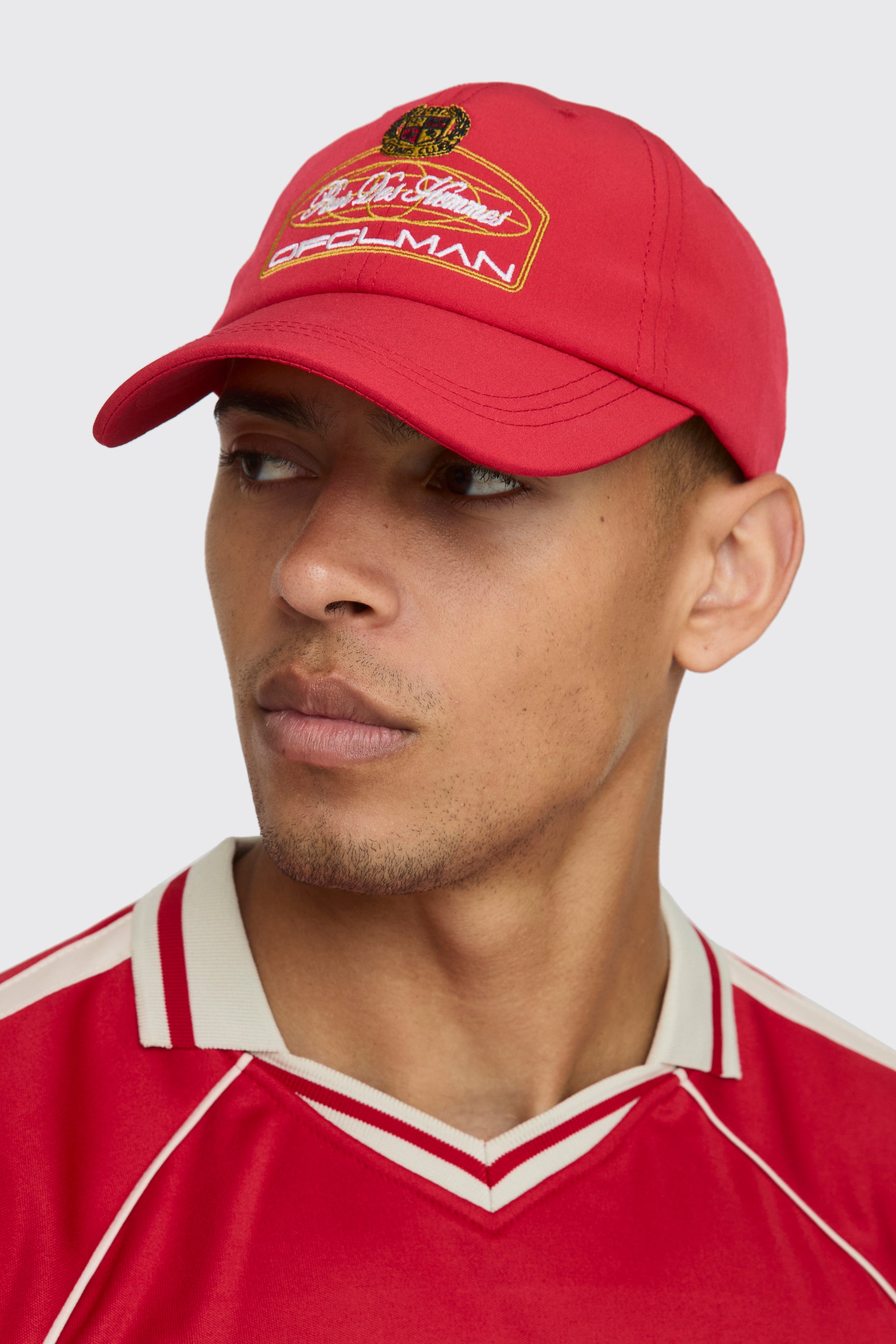 BOOHOOMAN Man Embroidered Varsity Twill Cap