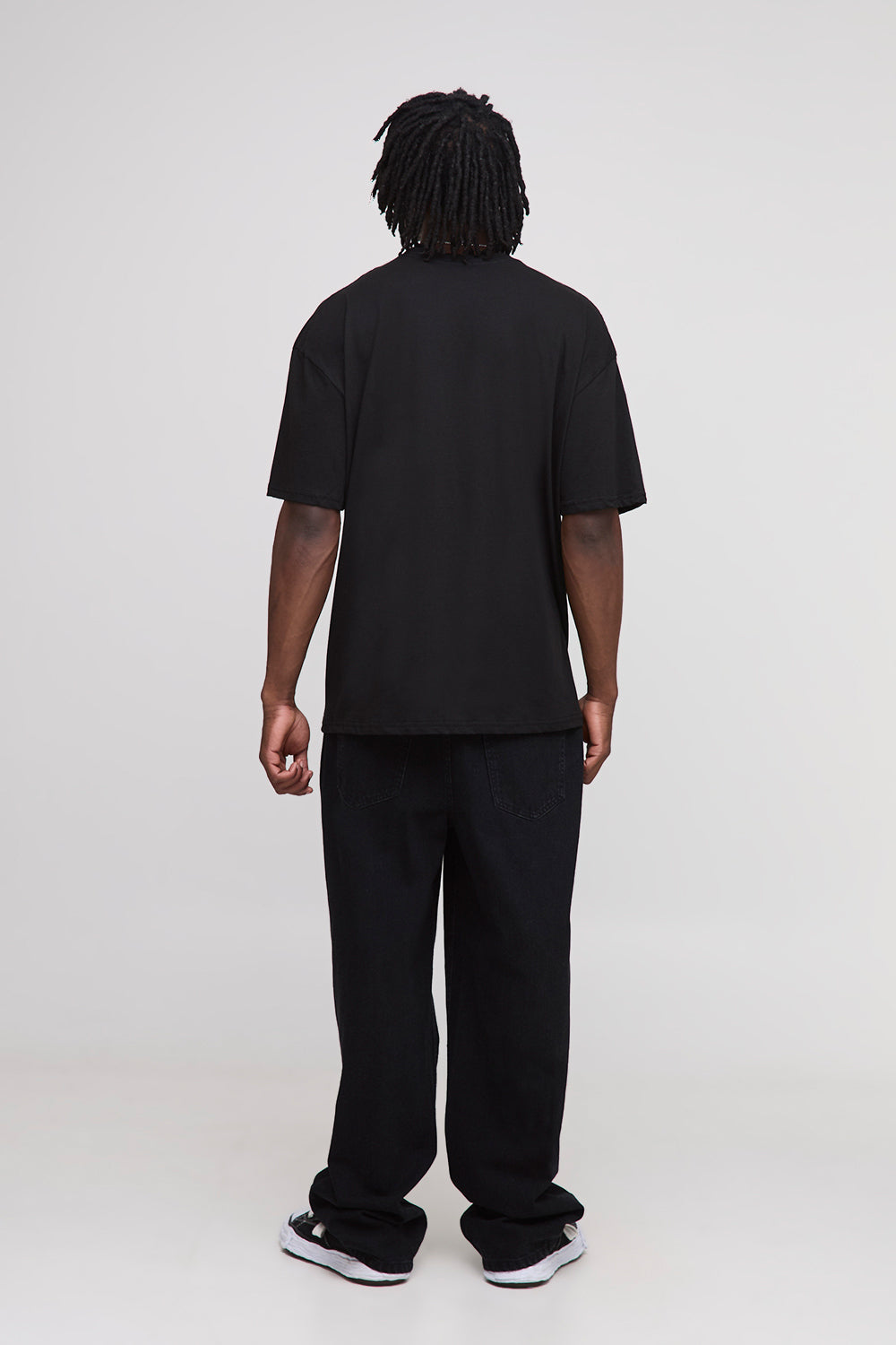 BOOHOOMAN Tall Oversized Cross Embroidery T-Shirt