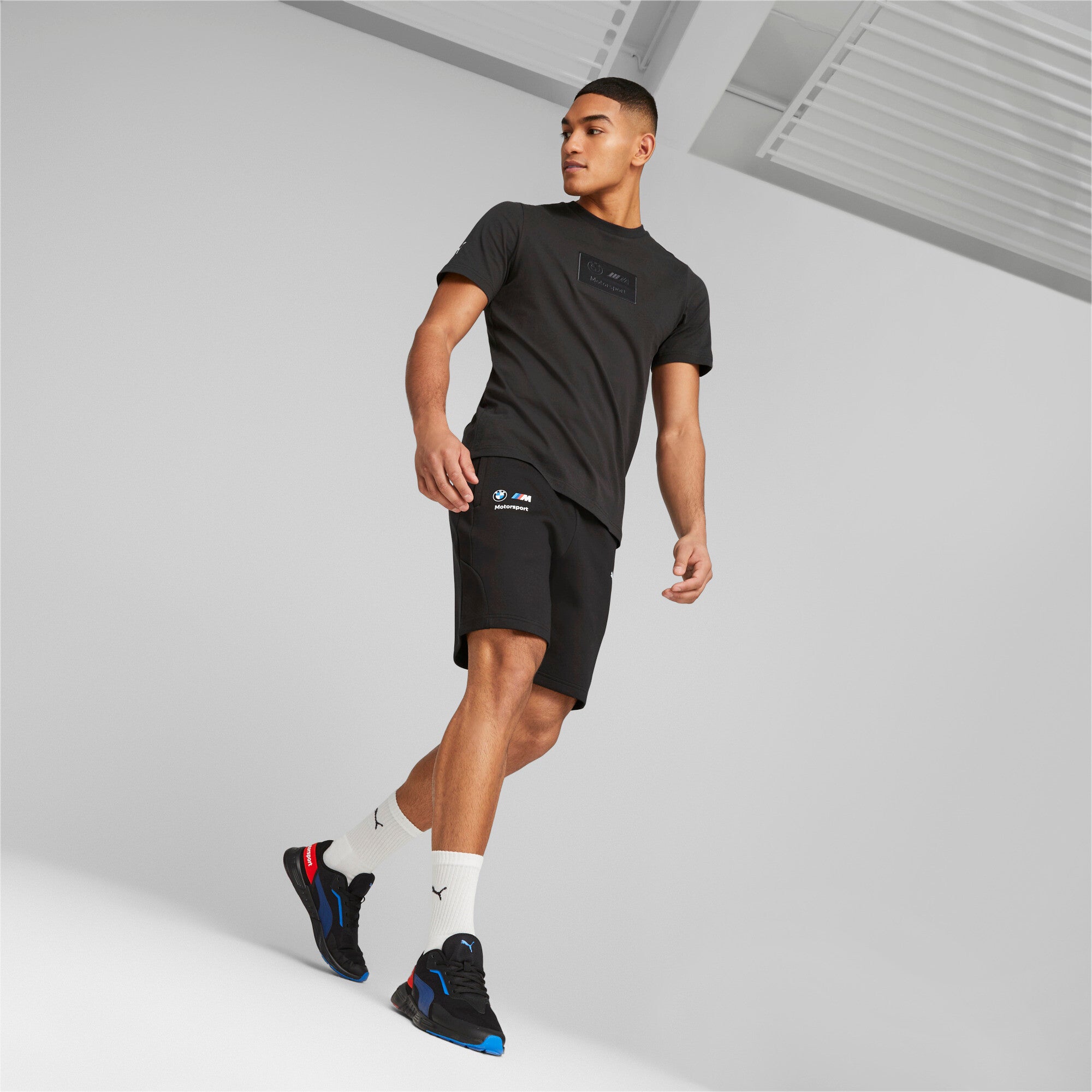 BMW MMS Sweat Shorts 8.6" - XL / PUMA Black - PUMA Apparel THE MIX