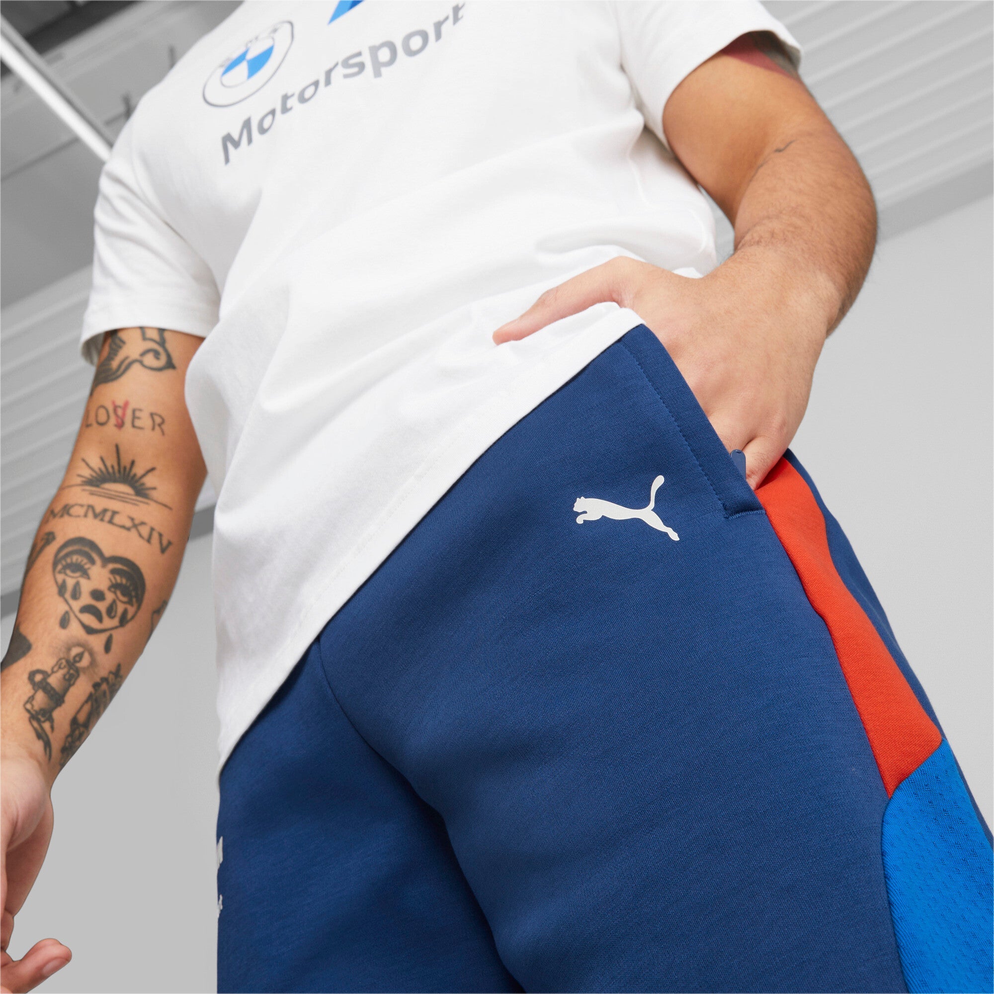 BMW MMS Sweat Shorts 8.6" - XL / Pro Blue - PUMA Apparel THE MIX