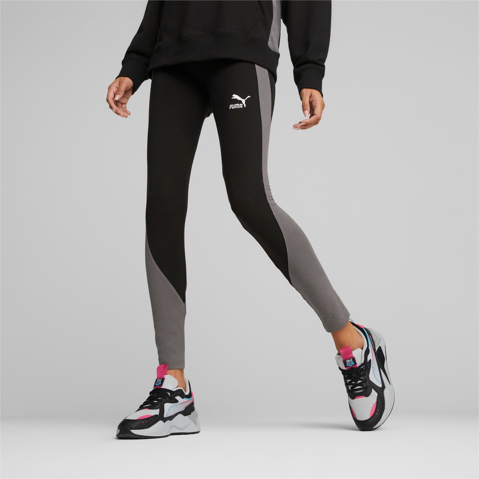 CLASSICS BLOCK Leggings - L / PUMA Black - PUMA Apparel THE MIX