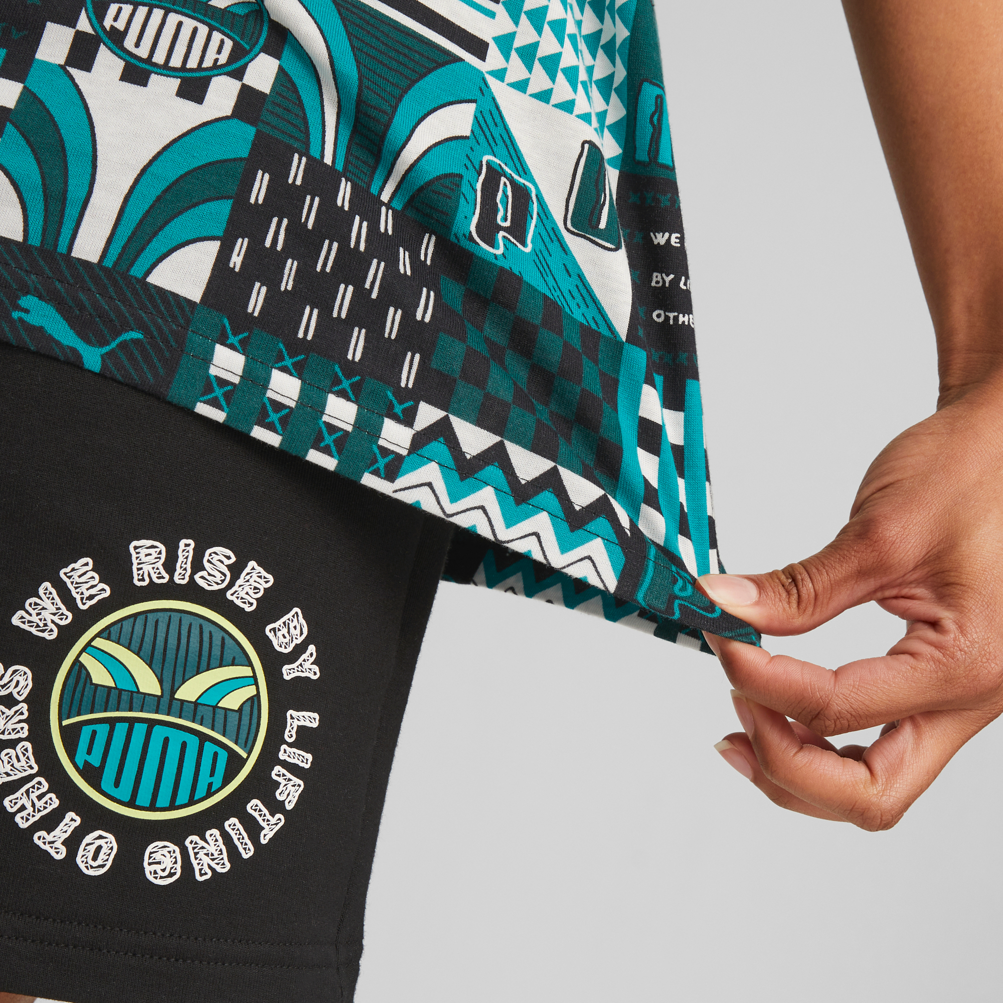 PUMA x Davido AOP Tee - PUMA T-shirt THE MIX