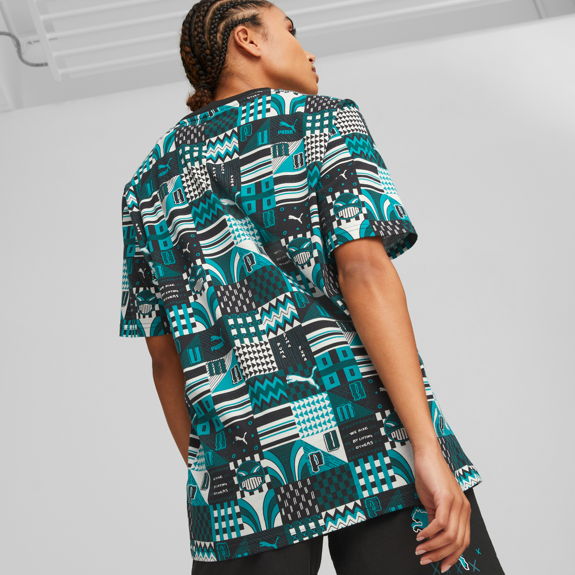 PUMA x Davido AOP Tee - PUMA T-shirt THE MIX