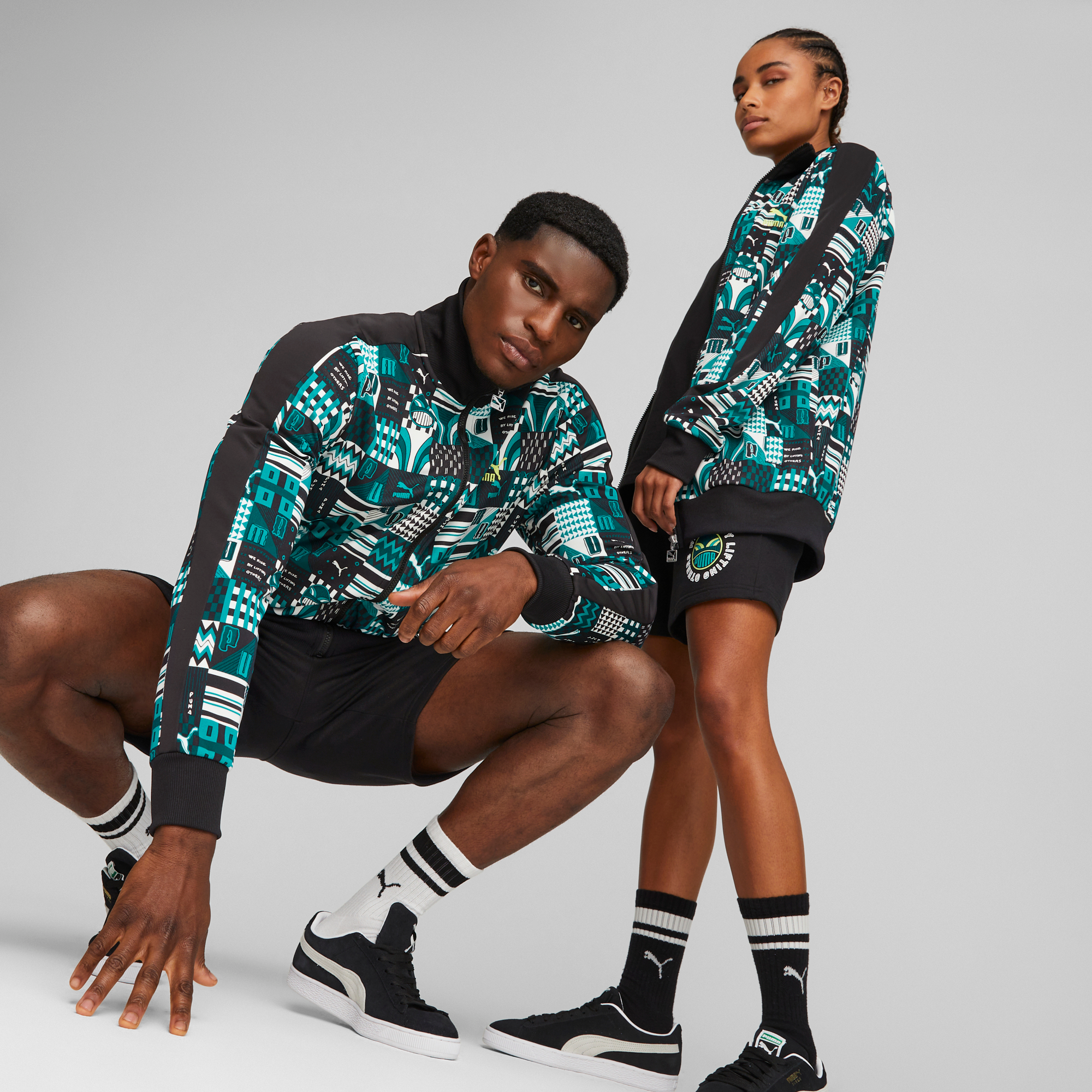PUMA x Davido T7 Jacket AOP - PUMA Track jacket THE MIX