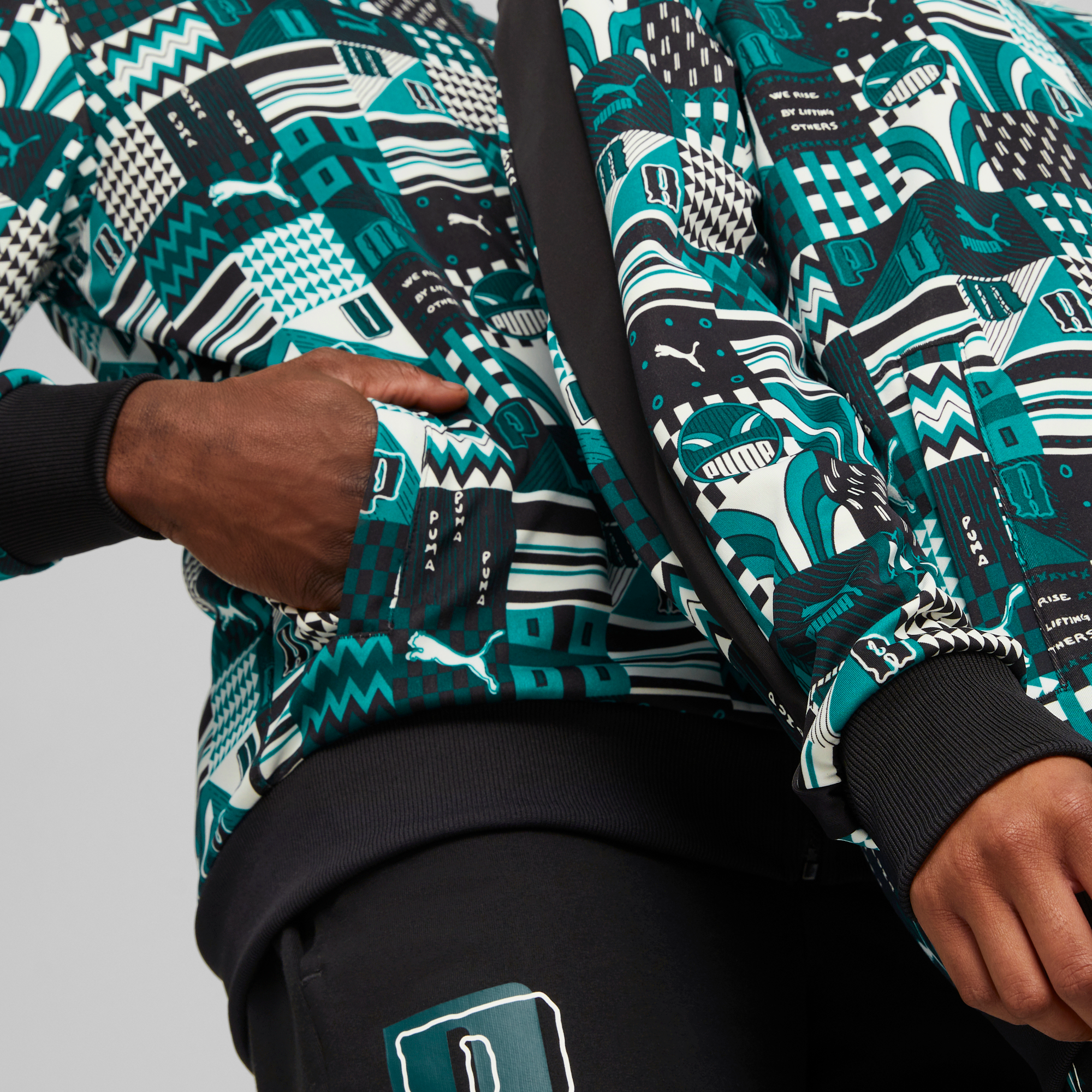 PUMA x Davido T7 Jacket AOP - PUMA Track jacket THE MIX