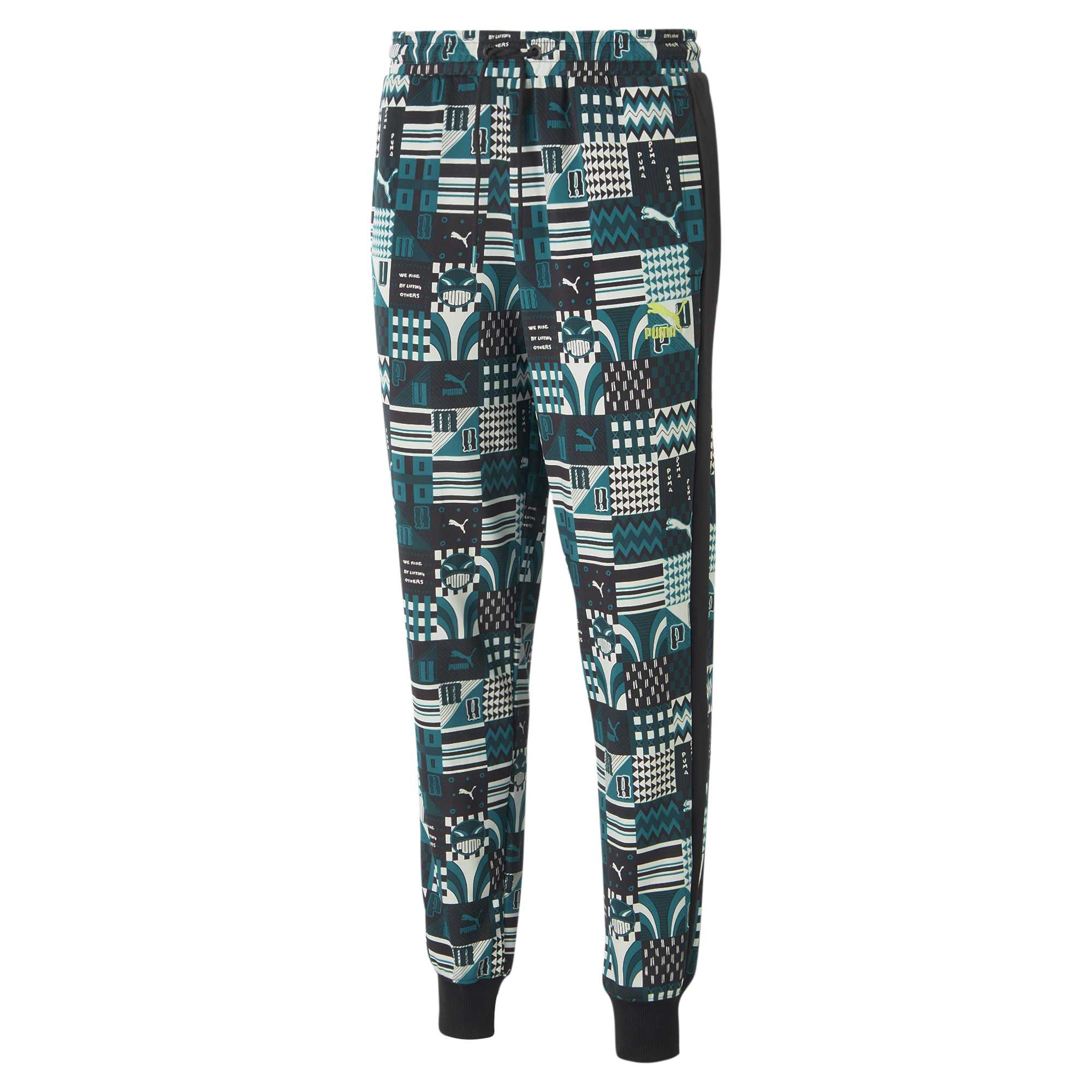 PUMA x Davido T7 Pants AOP - XS / Deep Aqua - PUMA Track pants THE MIX