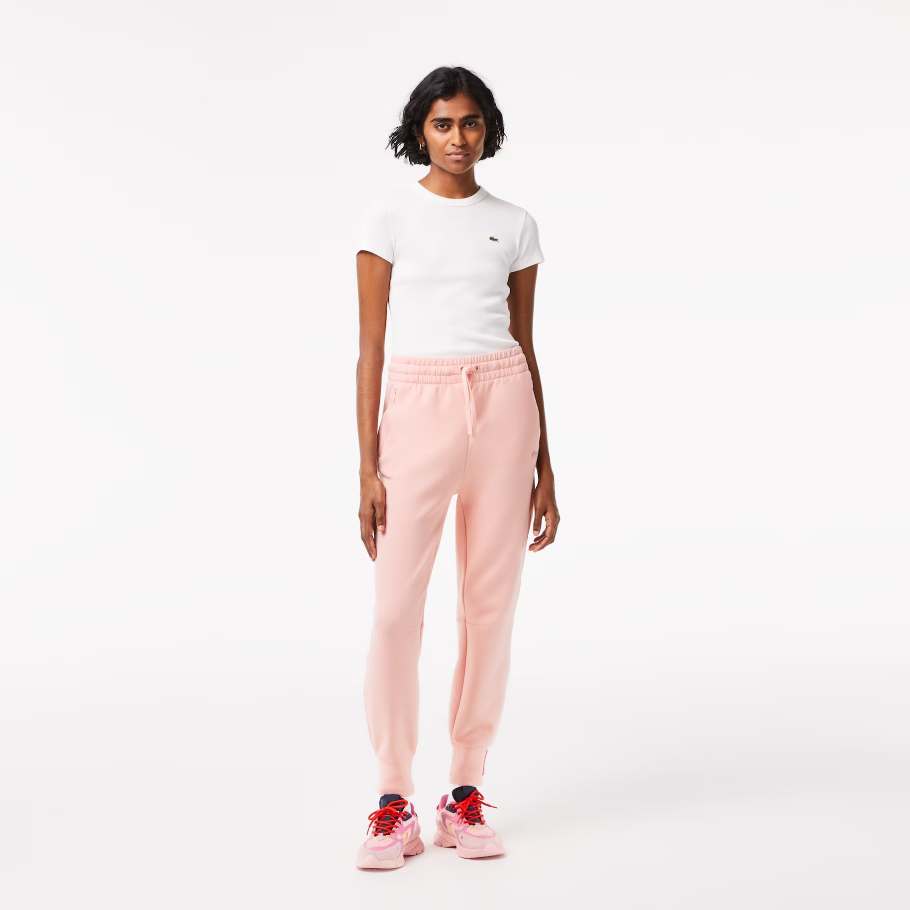 Women's Lacoste Two-Ply Jogger Trackpants - Lacoste SWEATPANTS THE MIX