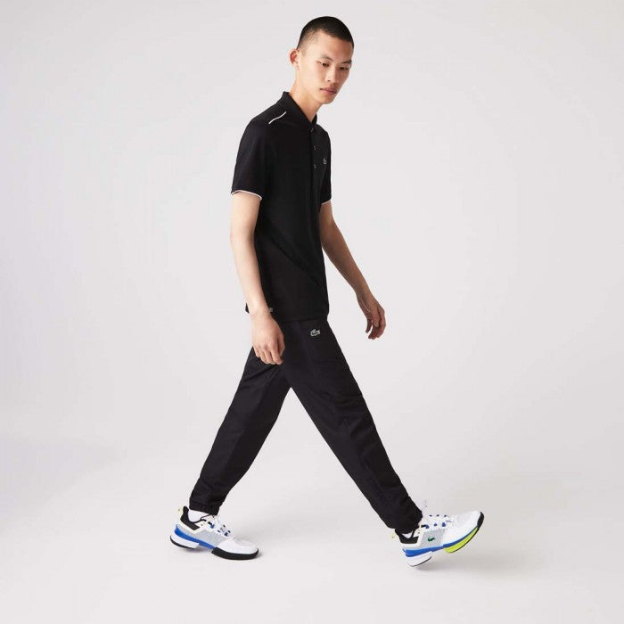 Lacoste Men's Sport Lightweight Fabric Tracksuit Trousers - M / 031 / Black - Lacoste Apparel THE MIX