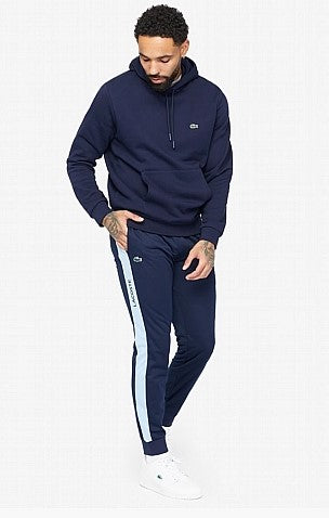 Lacoste Ripstop Tennis Track Pants - 3 - S / GE5 / Blue/White - Lacoste Apparel THE MIX