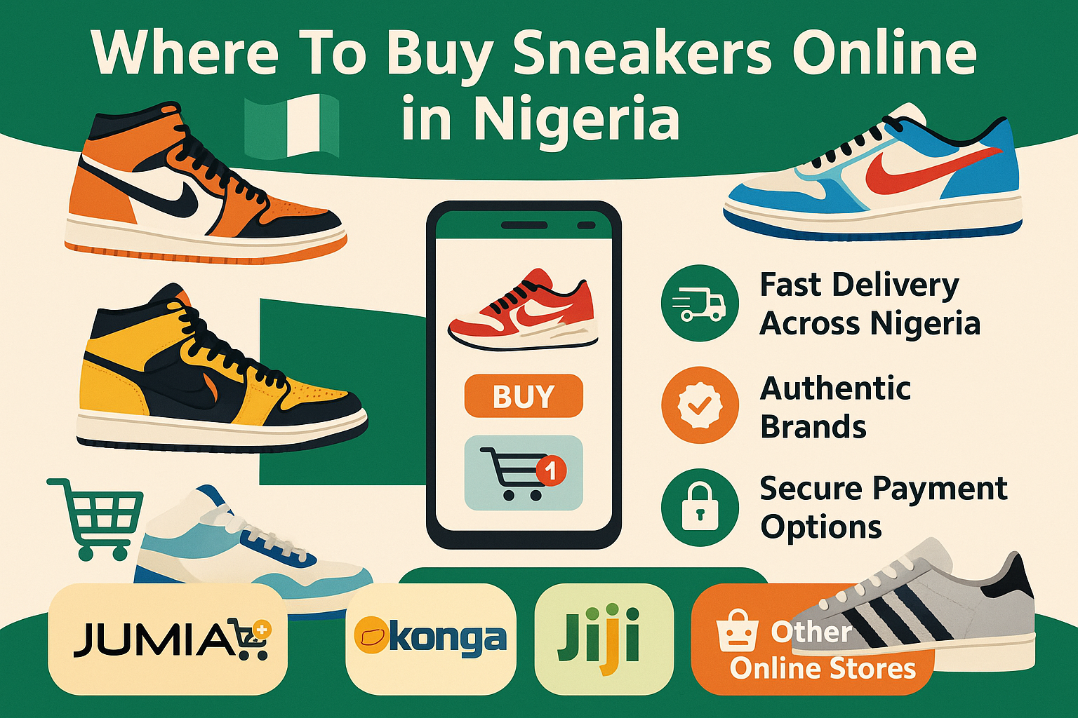 Where To Buy Sneakers Online in Nigeria