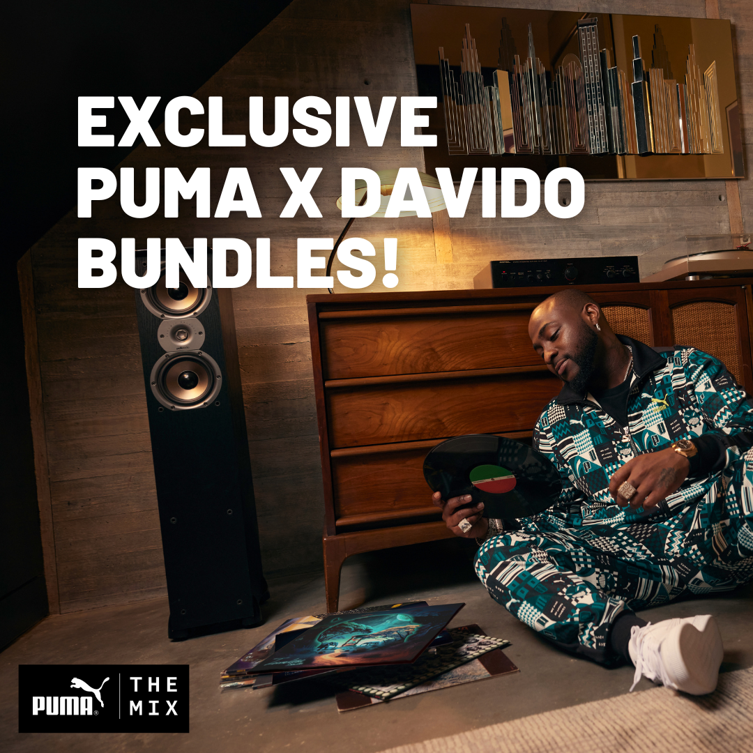 PUMA x Davido Bundle: T7 Set + BB Cap