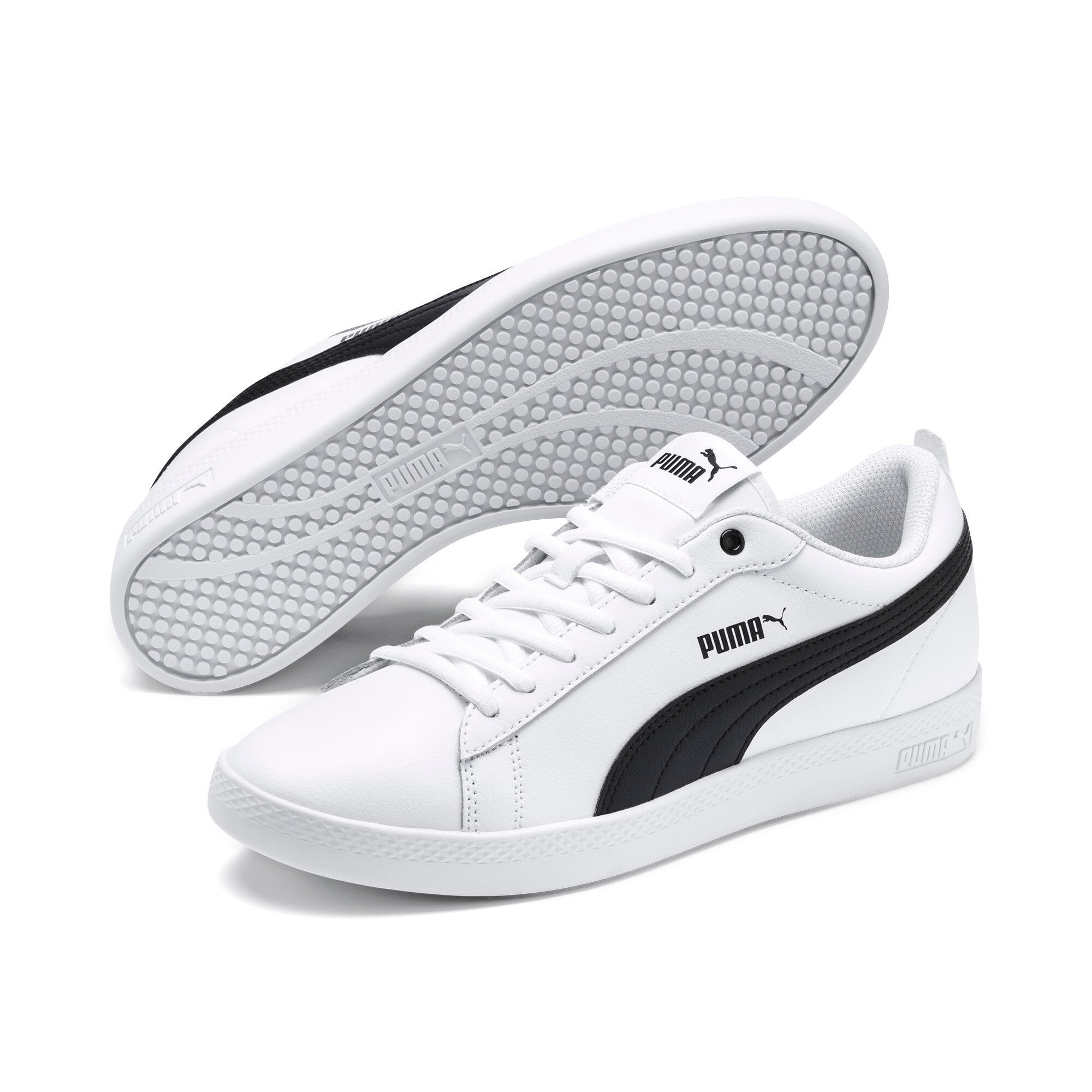 Puma Smash Womens v2 L - White/Black