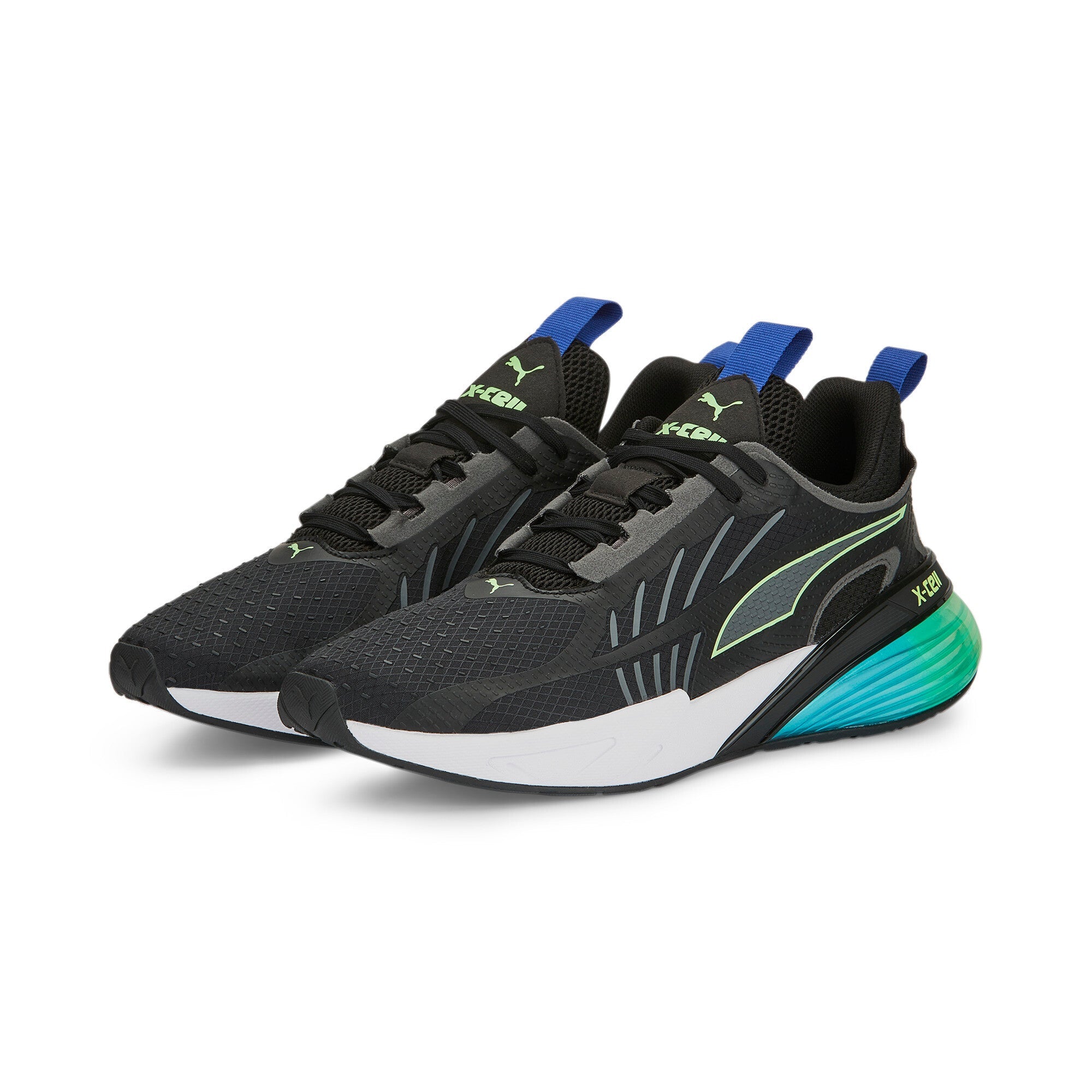 X-Cell Action - 4.5 / PUMA Black-Cool Dark Gray-Fizzy Lime - PUMA Footwear THE MIX
