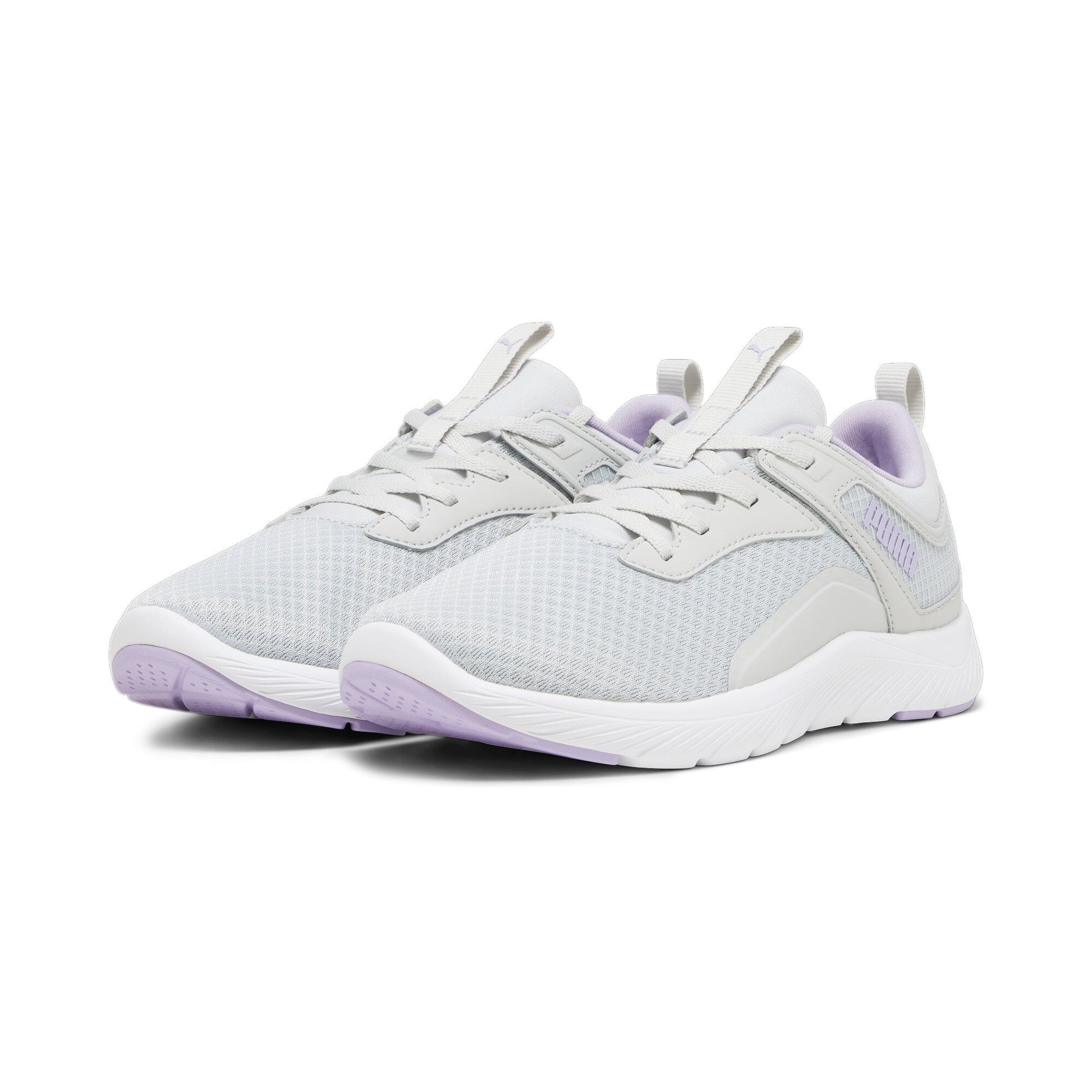 Softride Remi Women Running Shoe - 6 / Gray-Vivid Violet-White - PUMA Footwear THE MIX