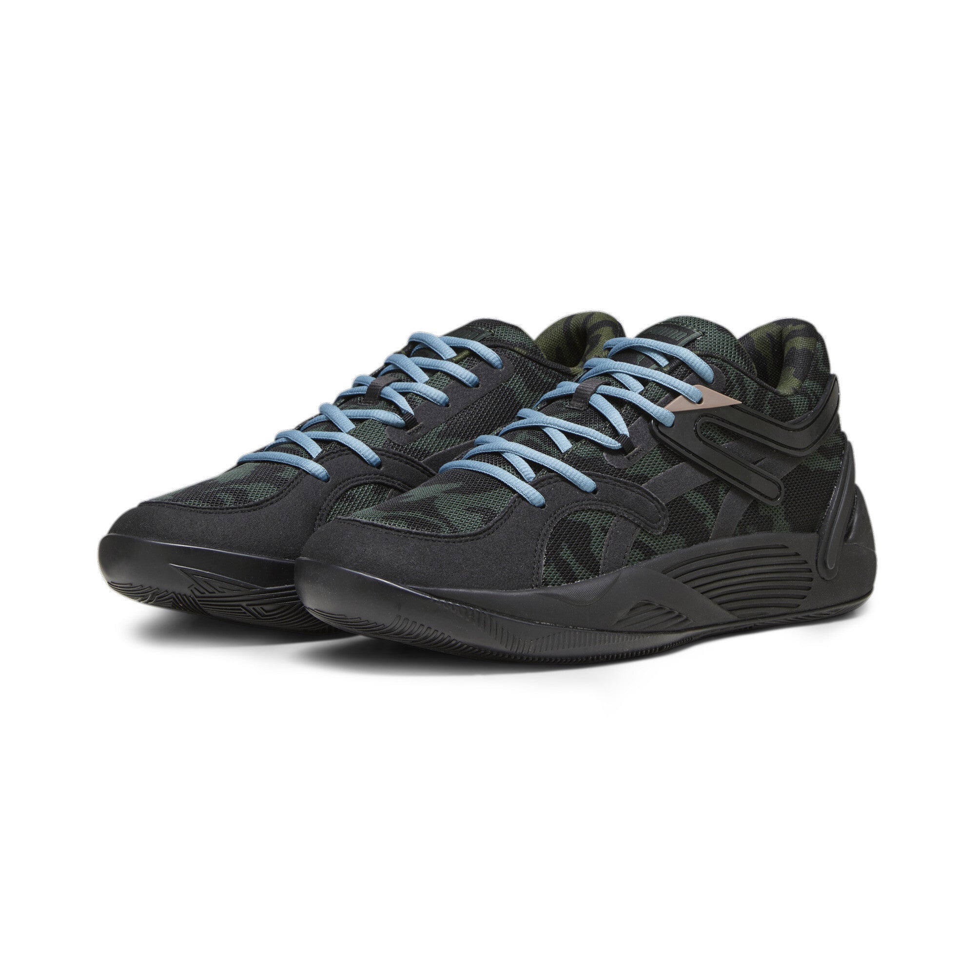 TRC Blaze Court Camo - 8.5 / PUMA Black-Myrth - PUMA Footwear THE MIX