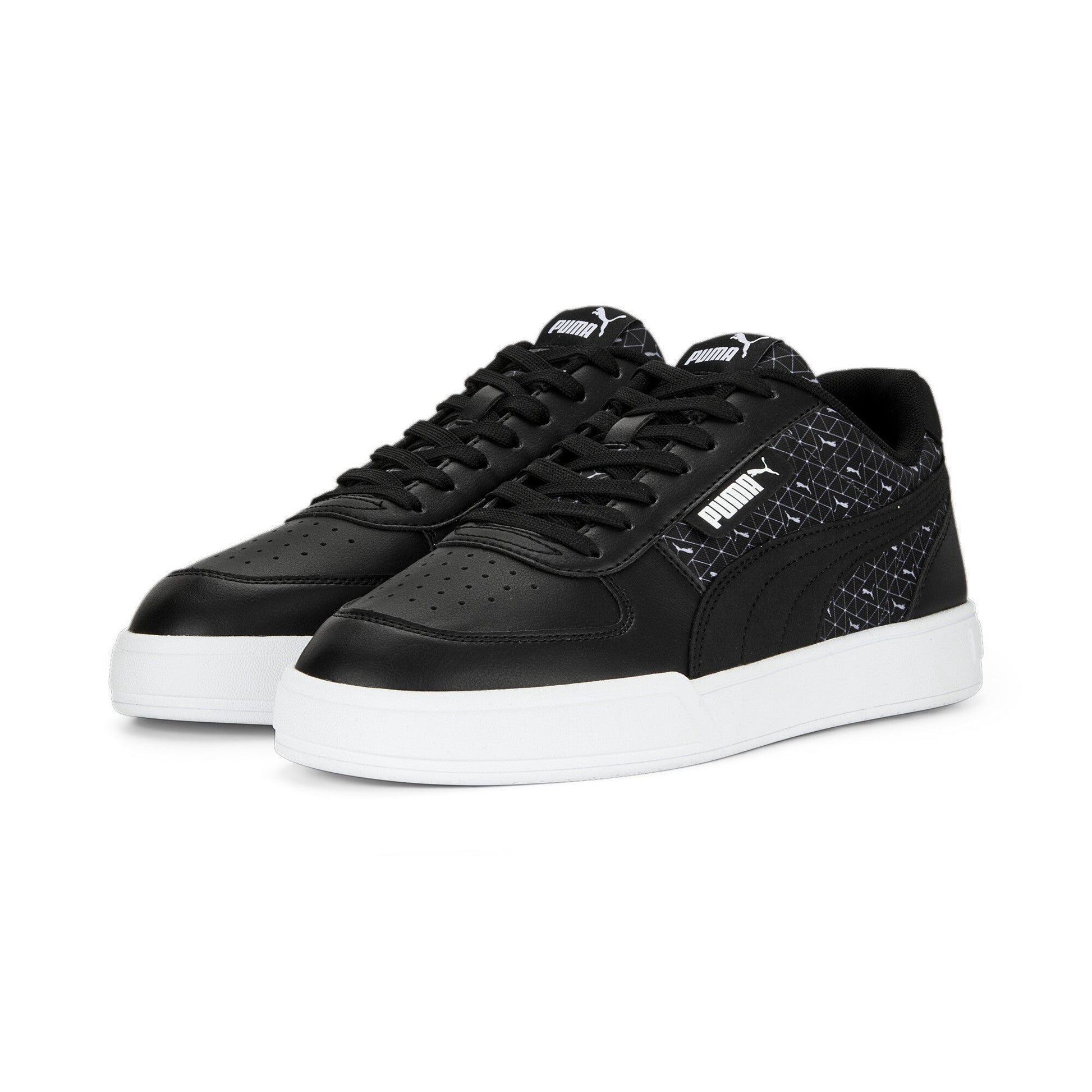 Puma Caven Logo Power - 8 / Puma Black-Gray White - PUMA Footwear THE MIX