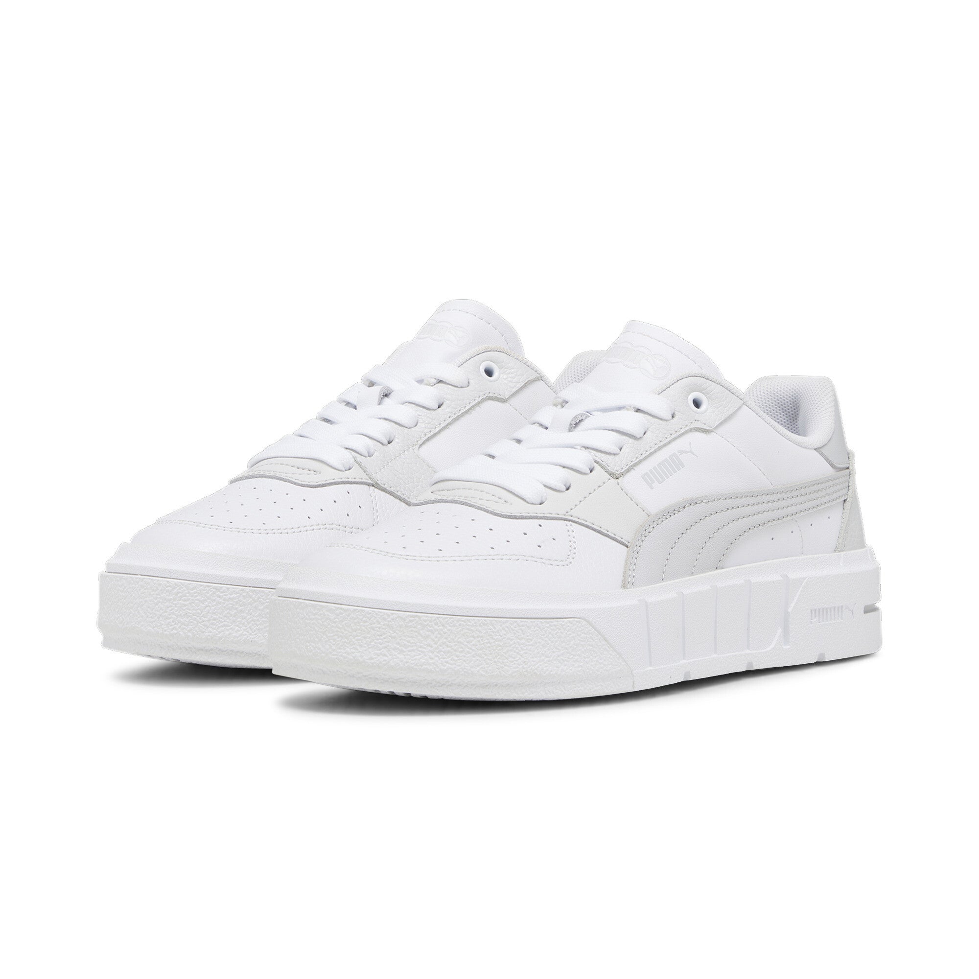 PUMA Cail Court LTH Wns - 7.5 / White-Cool Light G - PUMA Footwear THE MIX