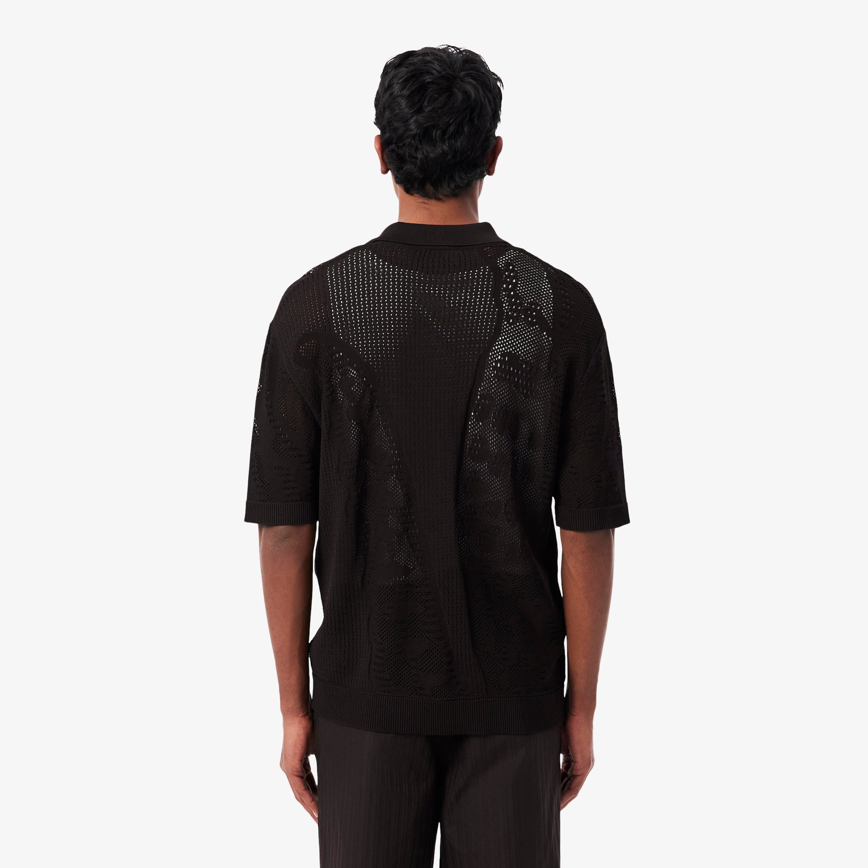 LACOSTE Lacy Knit Crocodile Shirt