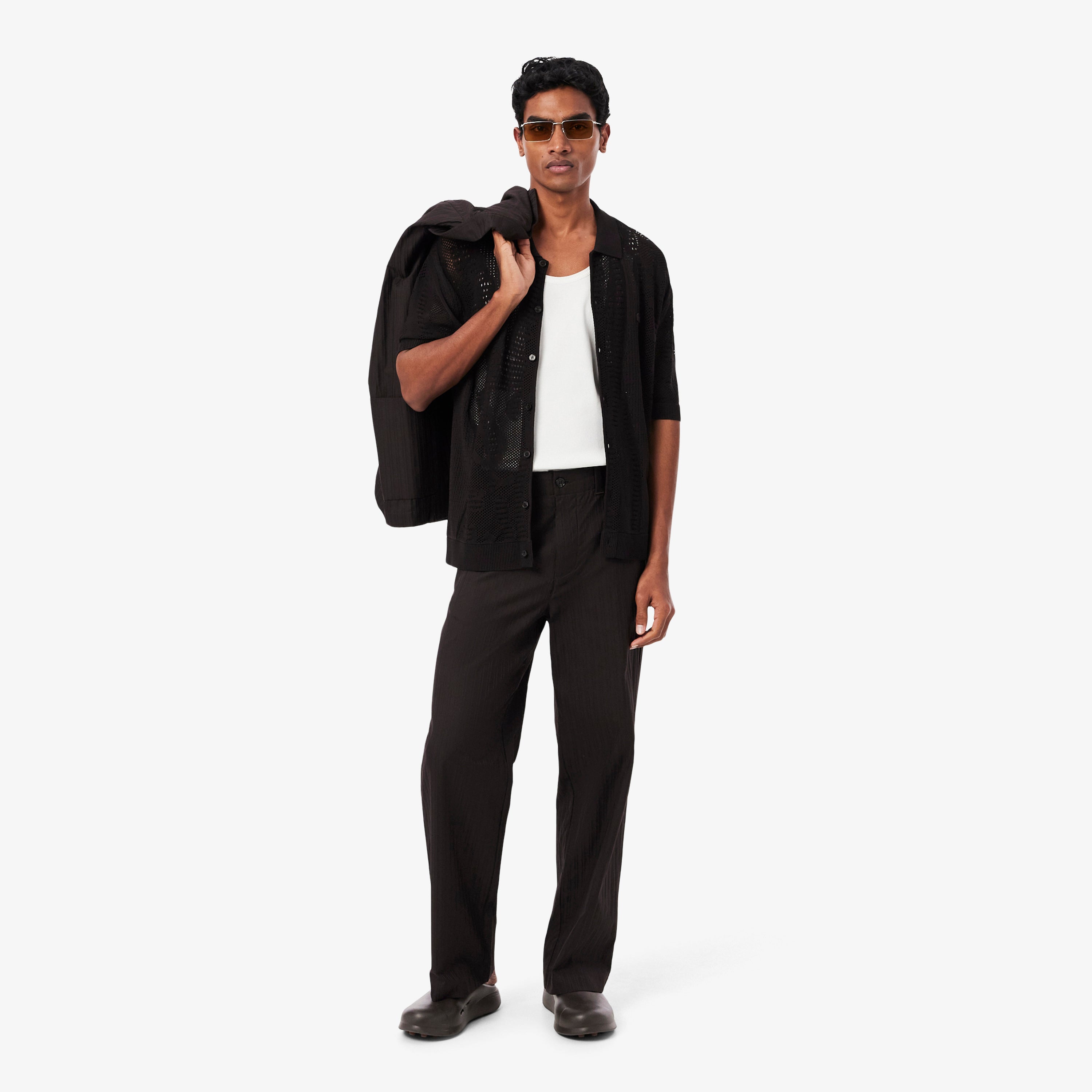 LACOSTE Lacy Knit Crocodile Shirt